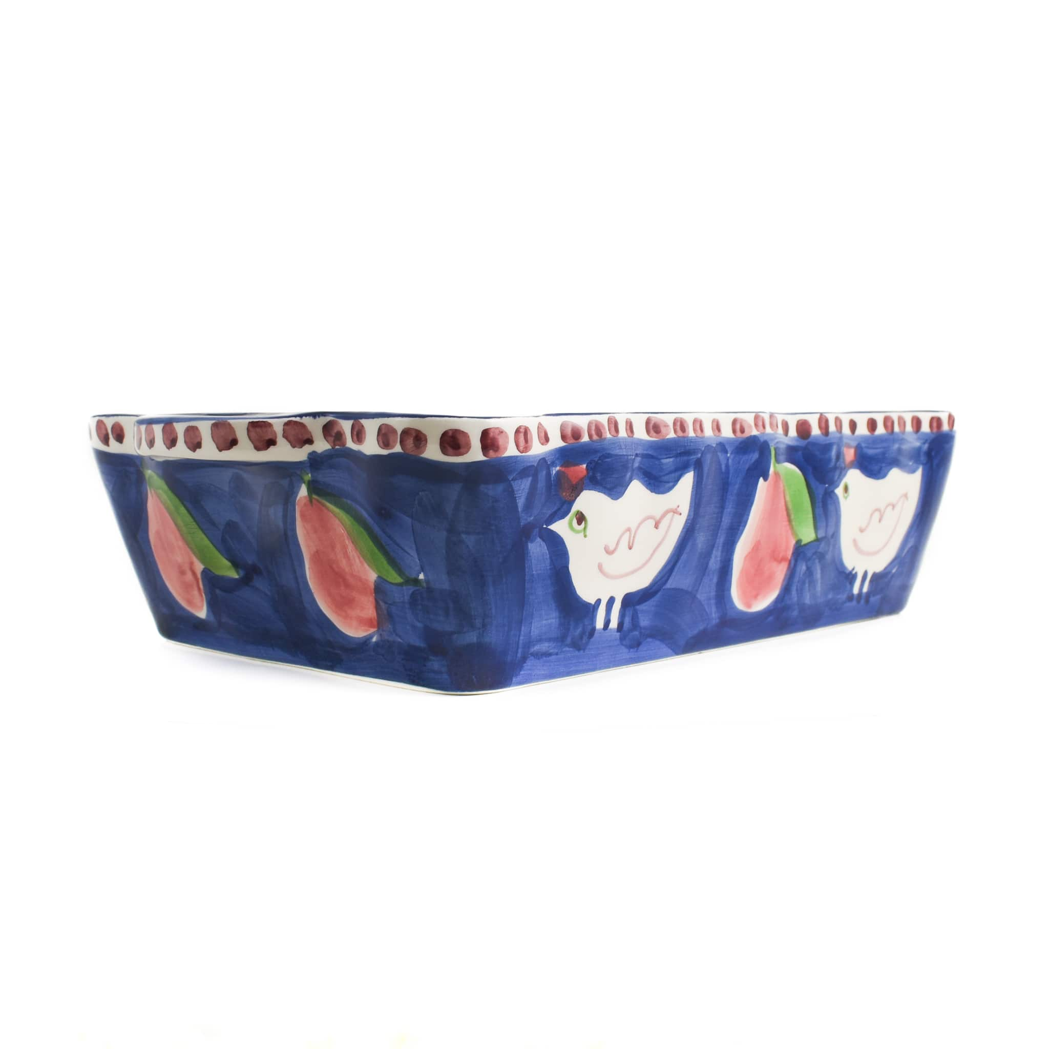 Materia Gallina Blue Rectangular Roasting Dish