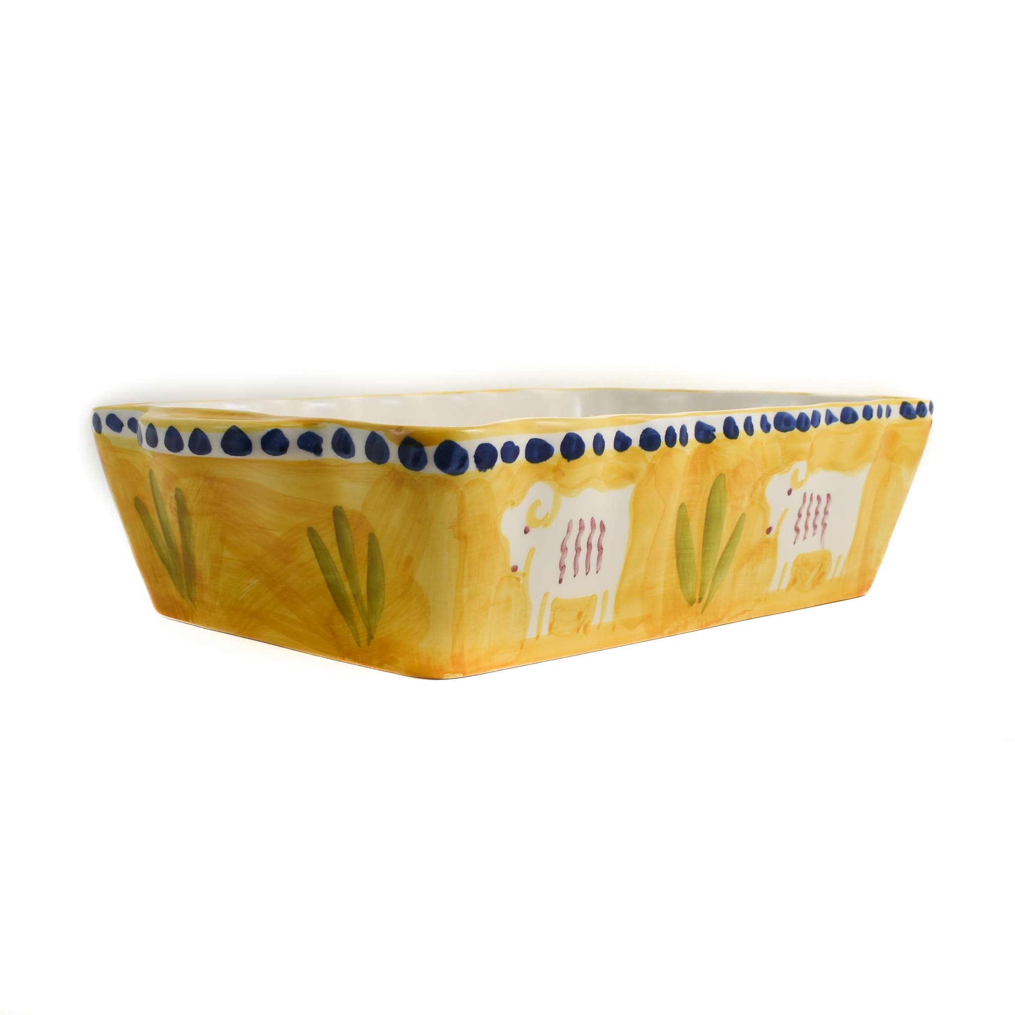 Materia Gallina Yellow Goat Rectangular Roasting Dish