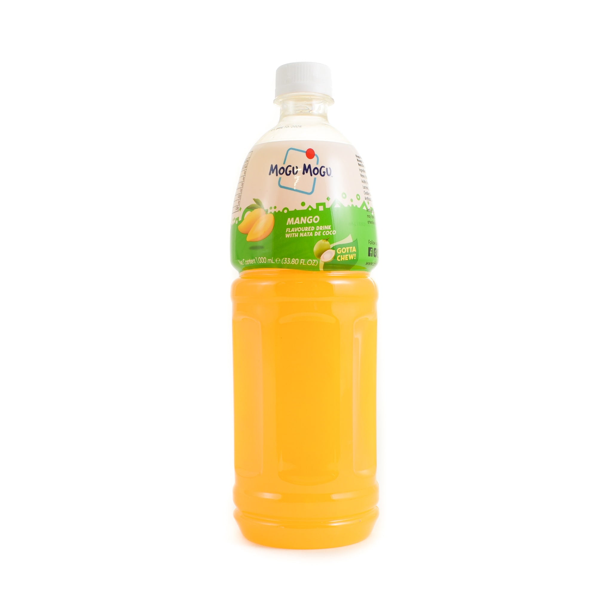 Mogu Mogu Nata De Coco Mango Drink, 1 Litre