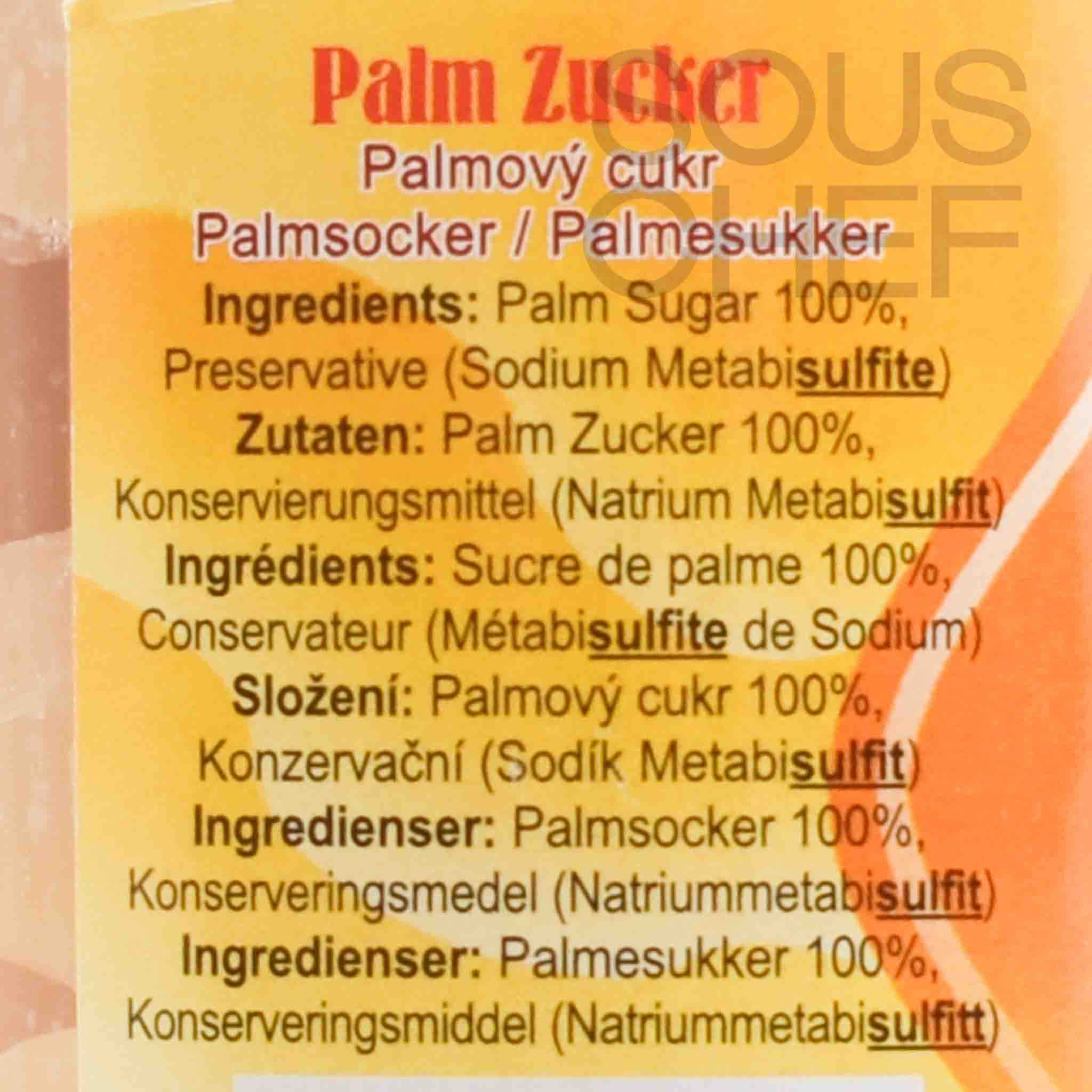 Pure Palm Sugar in Small Discs, 600g