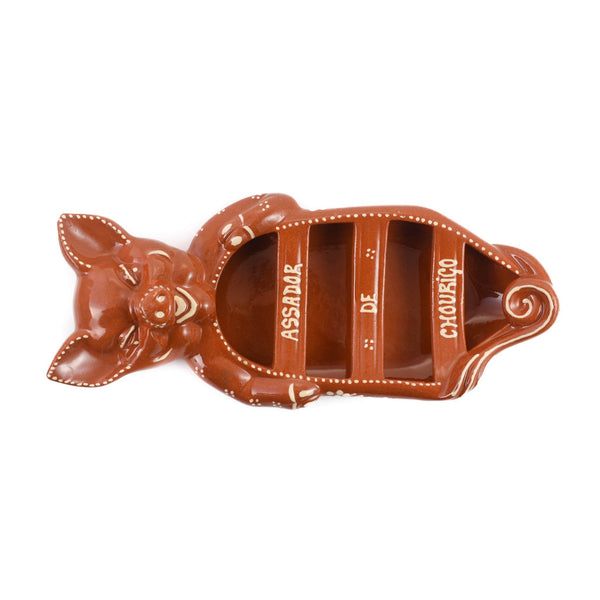 Terracotta Pig Chorizo Serving Dish