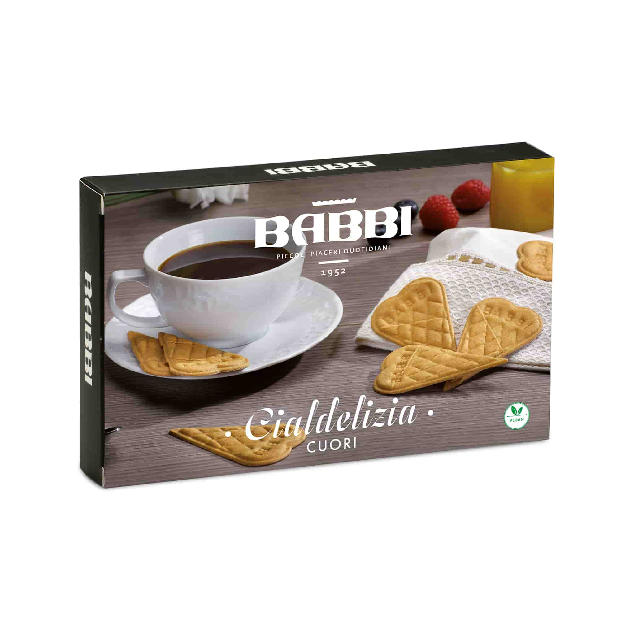 Babbi Cuori Heart Wafer Biscuits, 12 Pieces