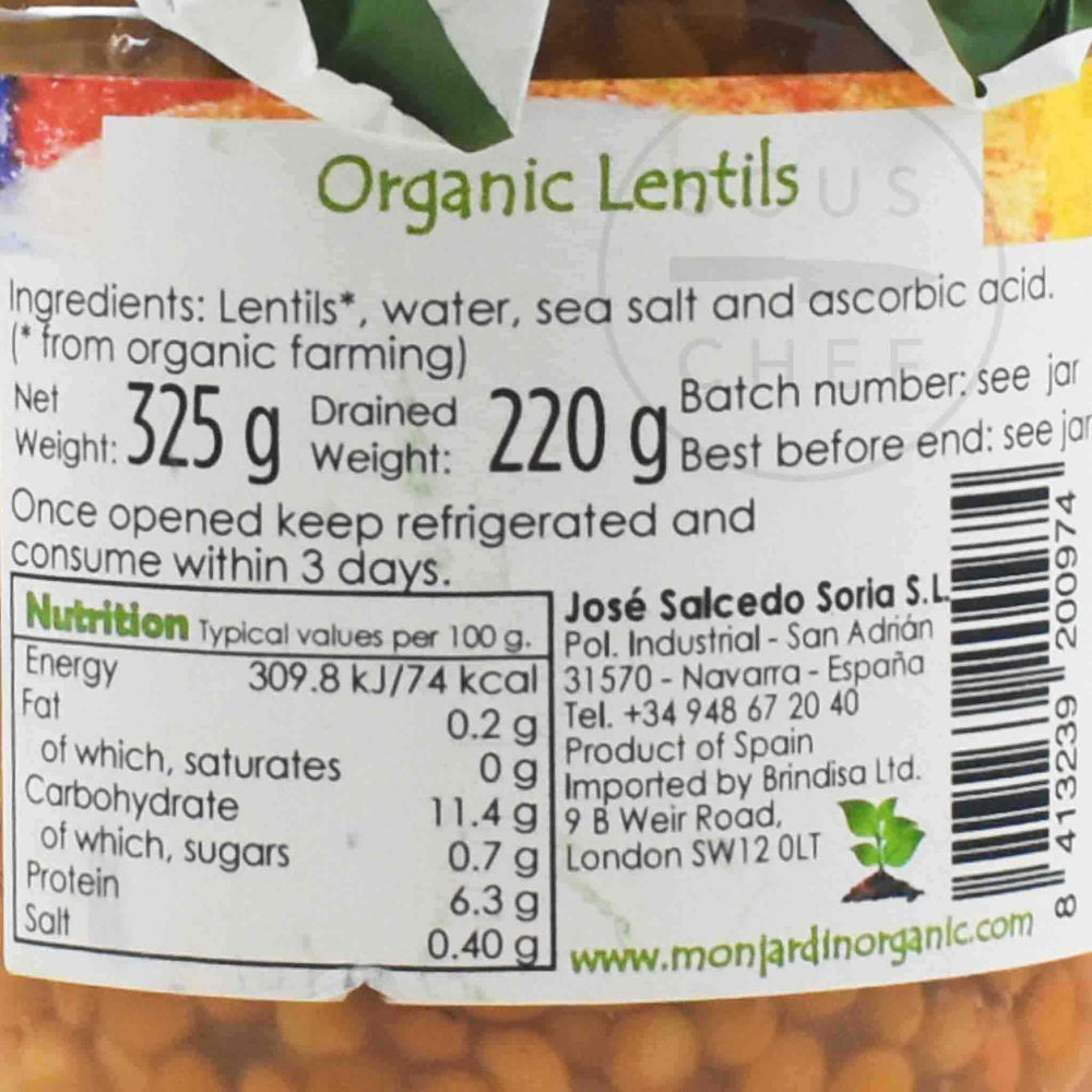 Monjardin Lentils, 325g