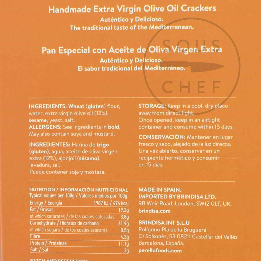 Perello Classic Olive Oil Reganas Crackers, 150g