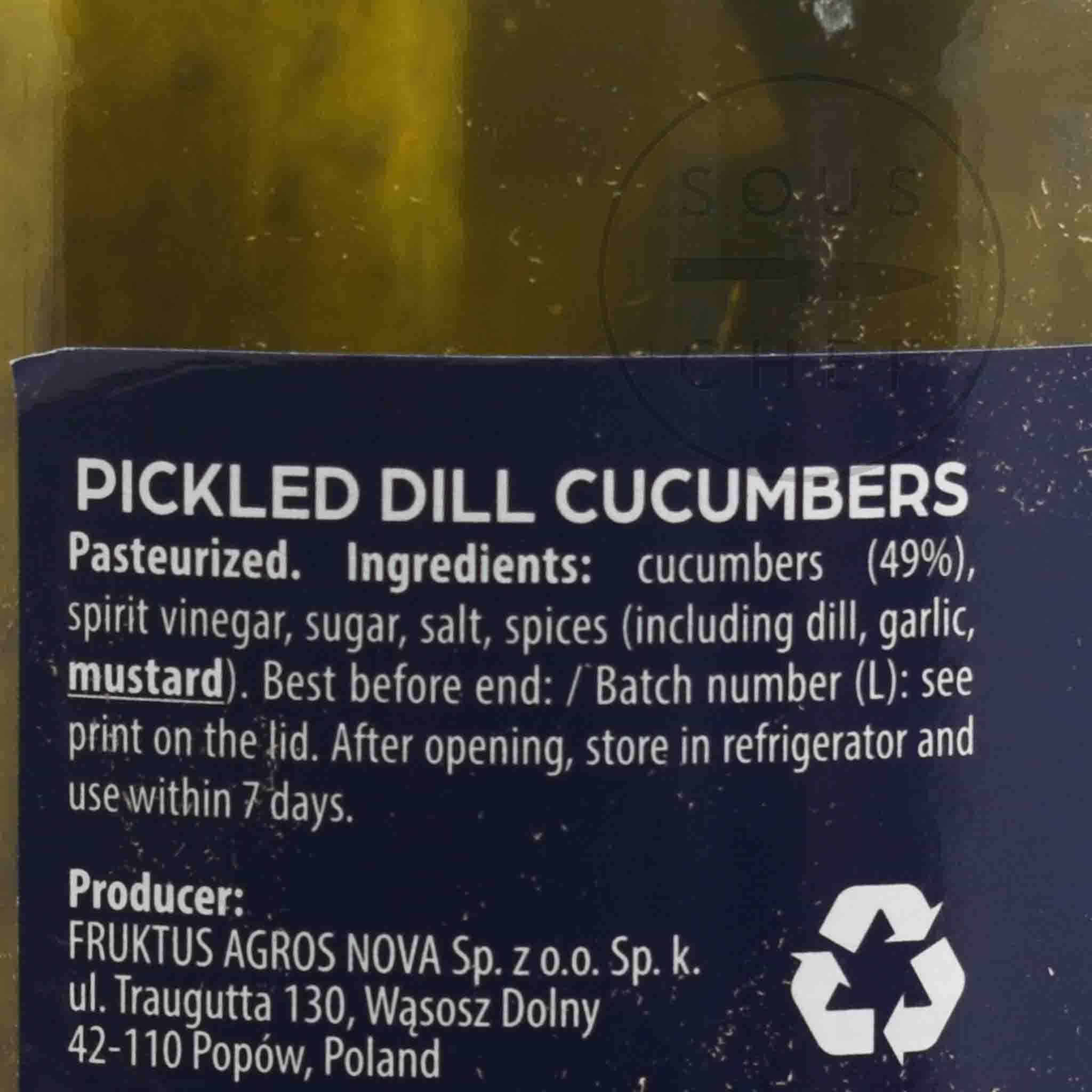 Krakus Pickled Dill Cucumbers, 920g