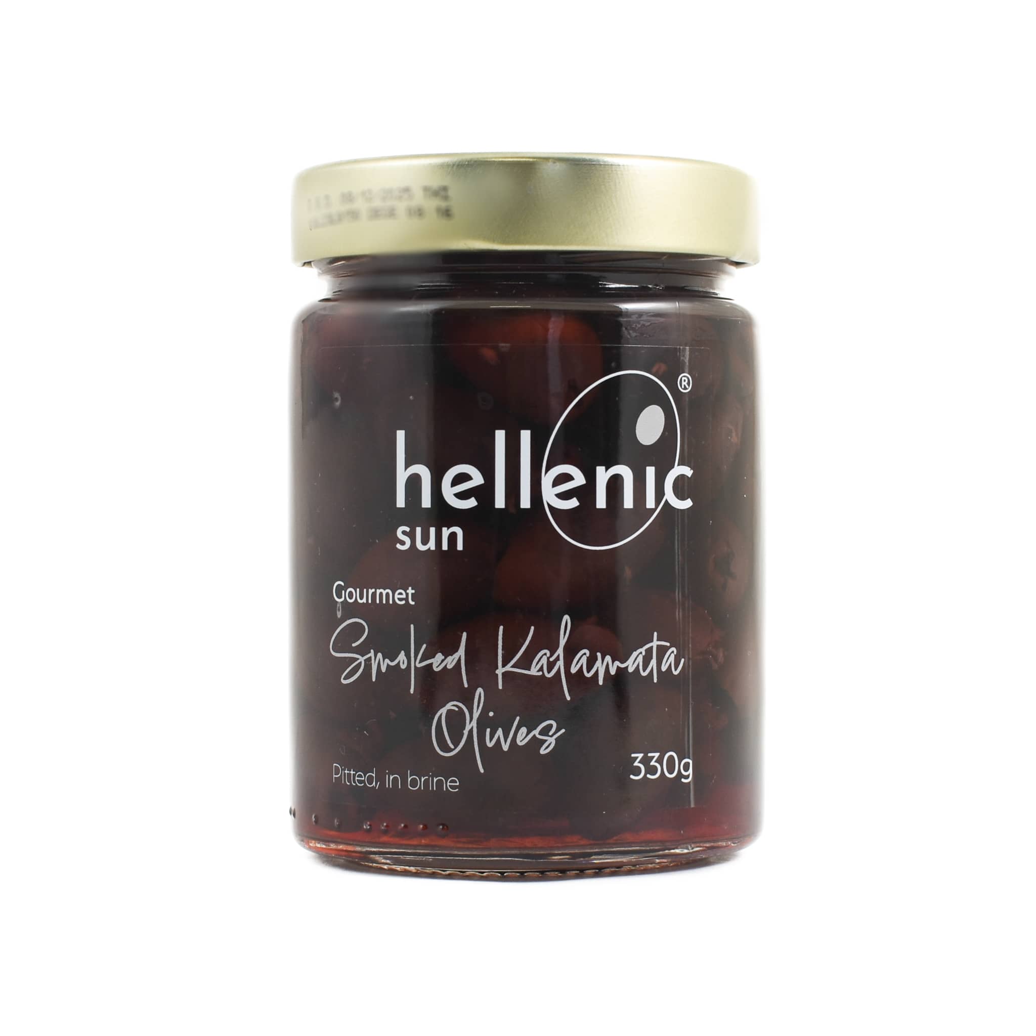 Hellenic Sun Smoked Pitted Kalamata Olives, 330g