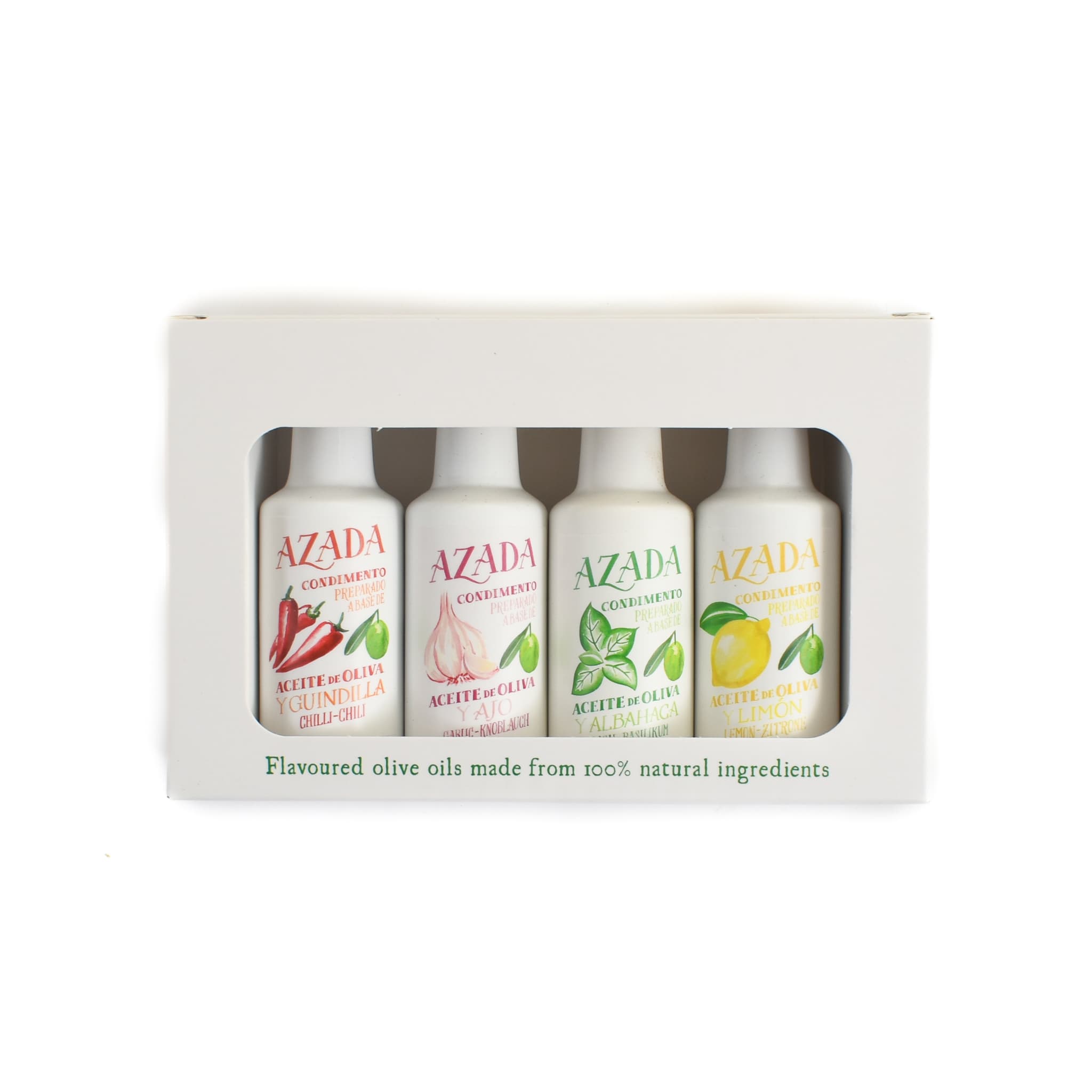 Spanish Flavoured Olive Oil Set, 20ml x 4