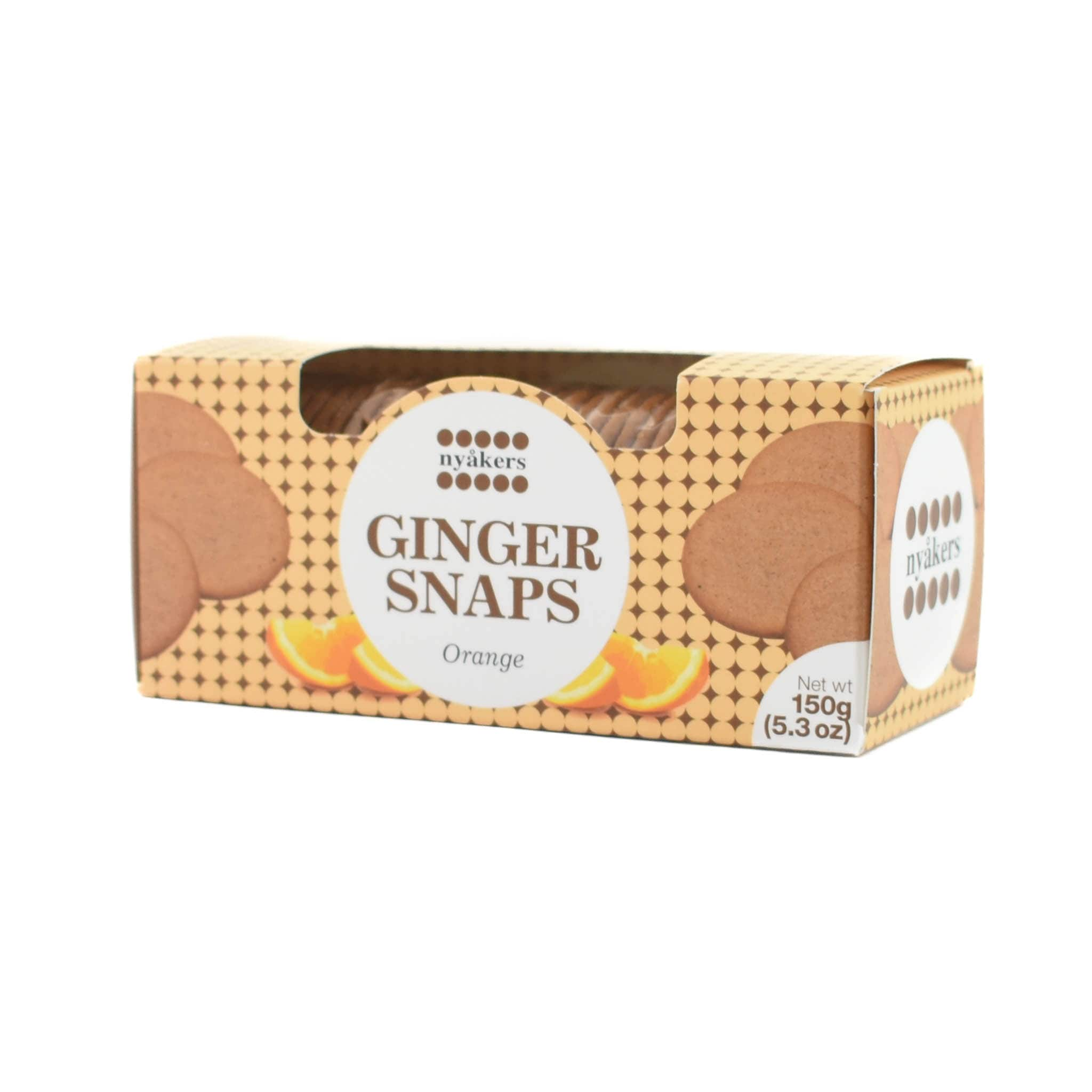 Nyakers Swedish Orange Ginger Biscuits, 150g