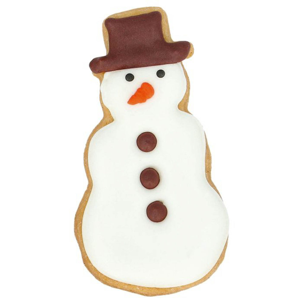 Stainless Steel Snowman Cookie Cutter, 8cm