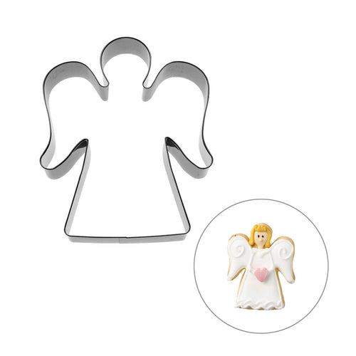 Stainless Steel Angel Cookie Cutter, 6cm