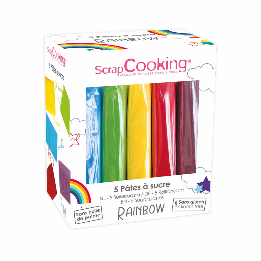 Scrap Cooking Set of 5 Assorted Sugar Pastes