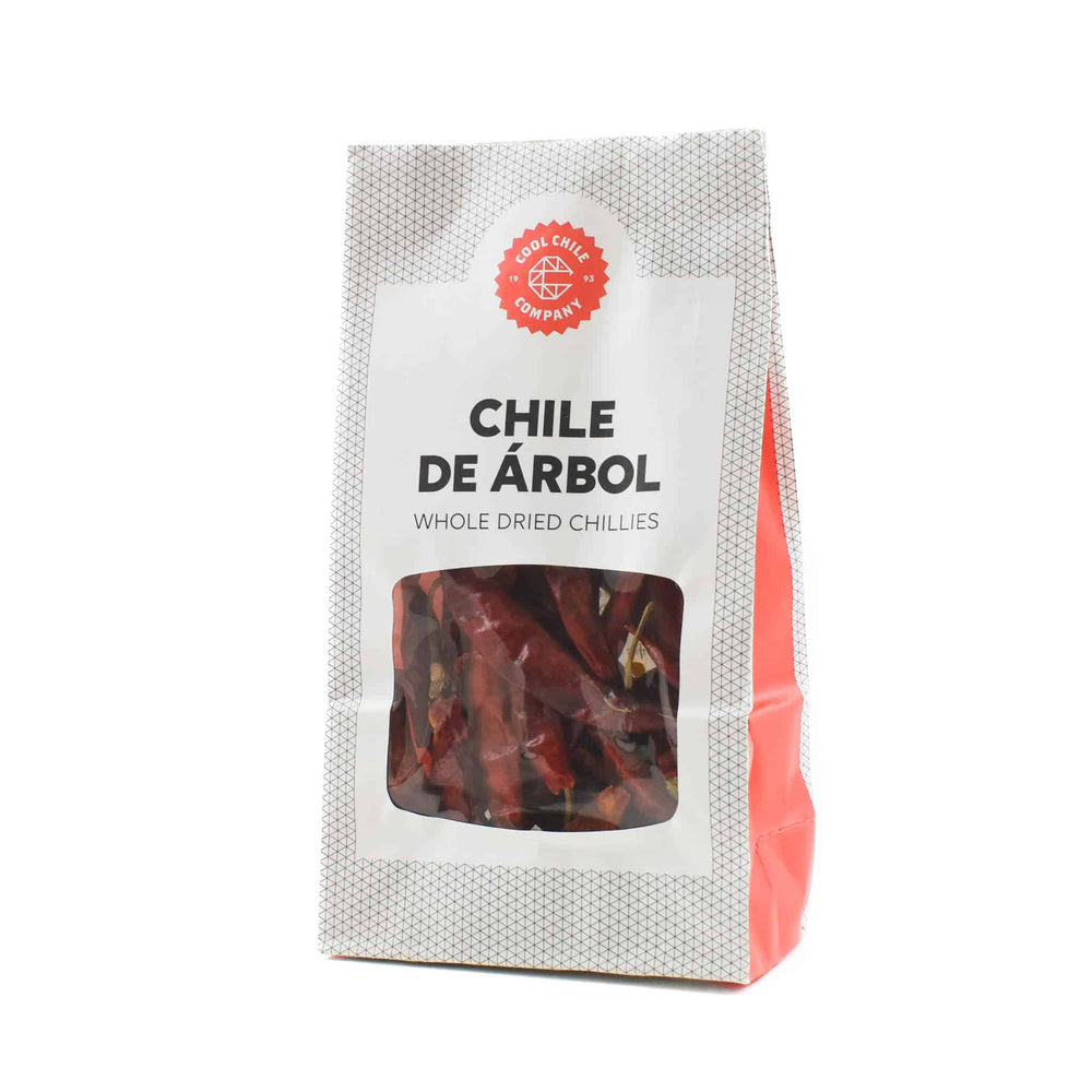 Cool Chile Co De Arbol Chillies, 100g