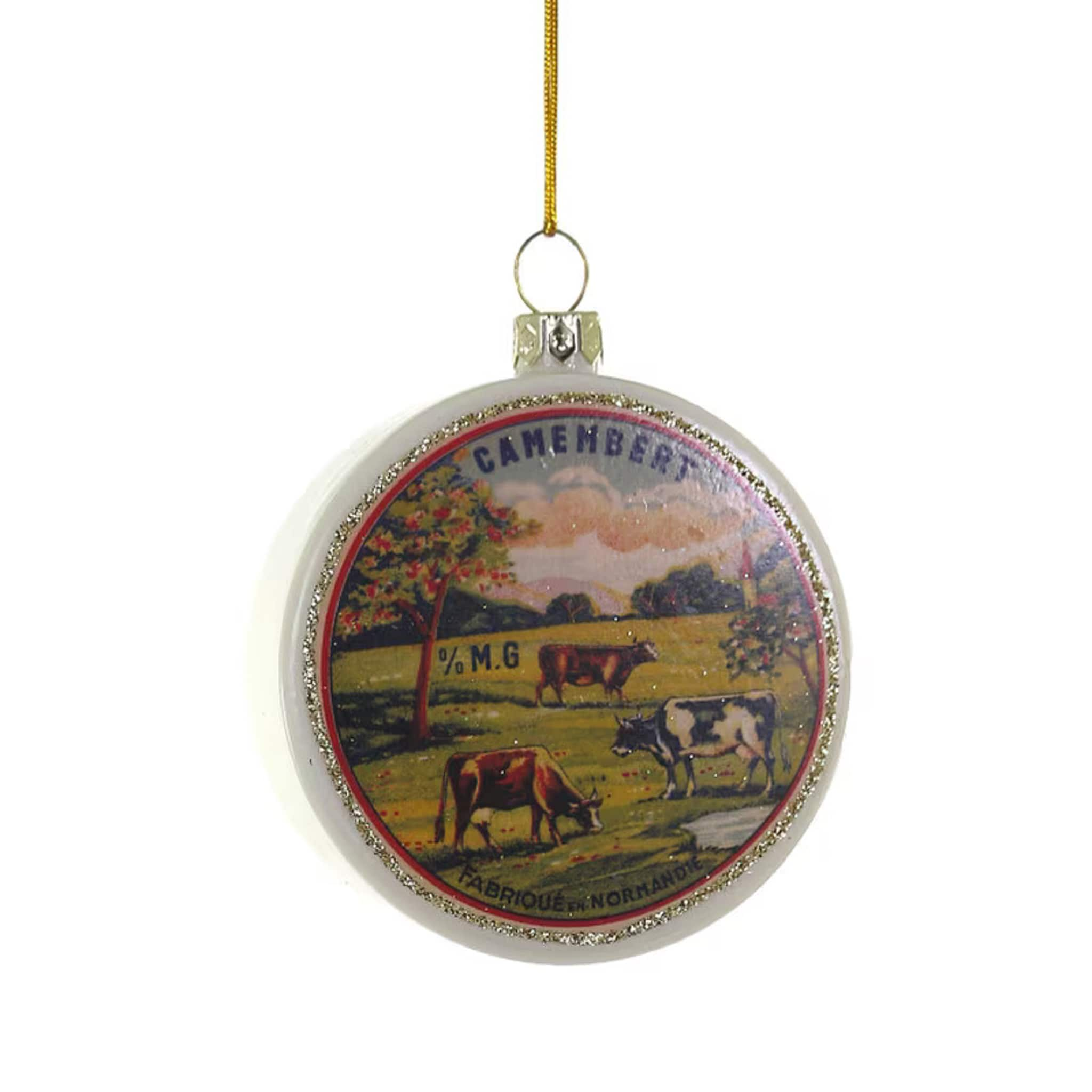 Camembert Cheese Bauble Tree Decoration