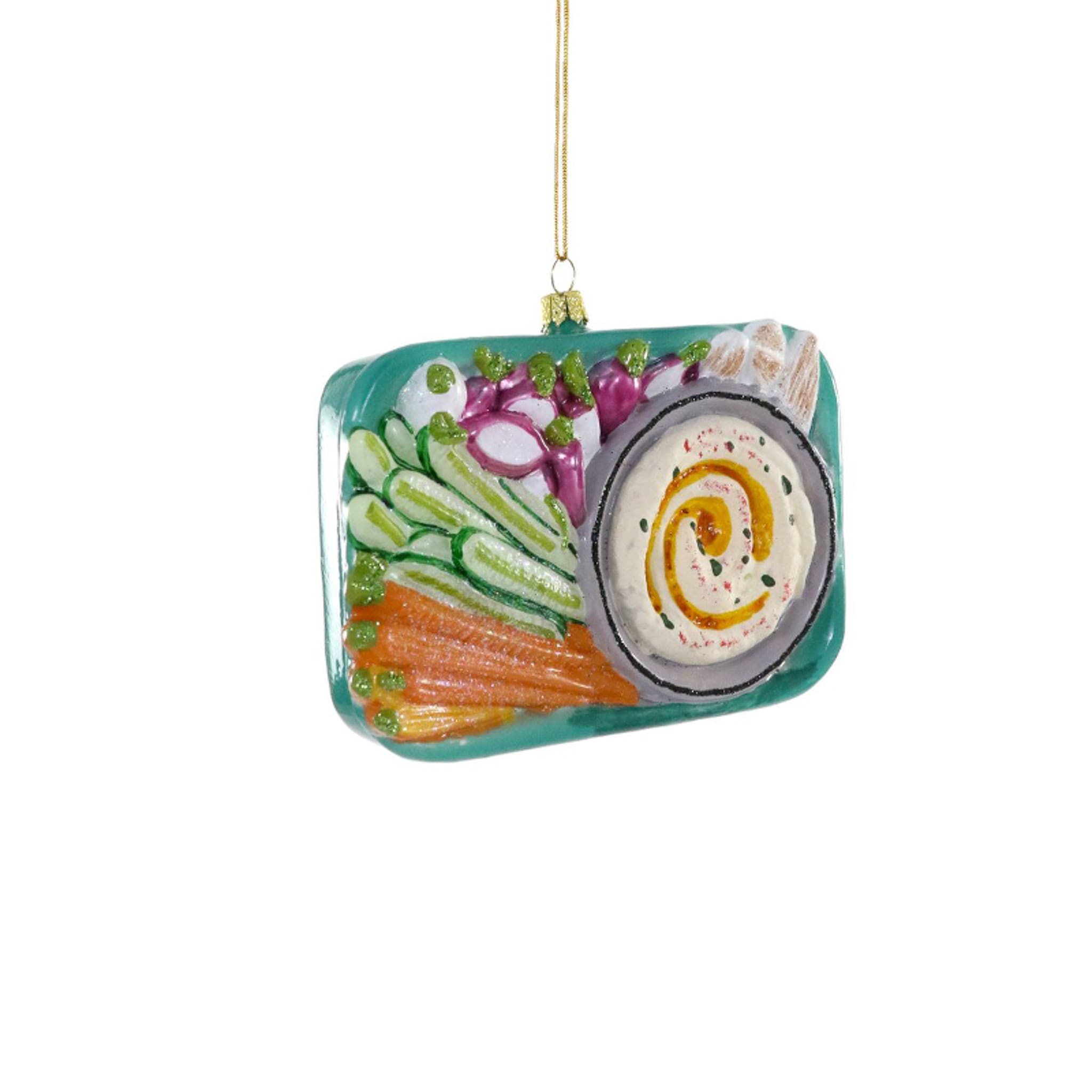 Hummus Platter Bauble Tree Decoration