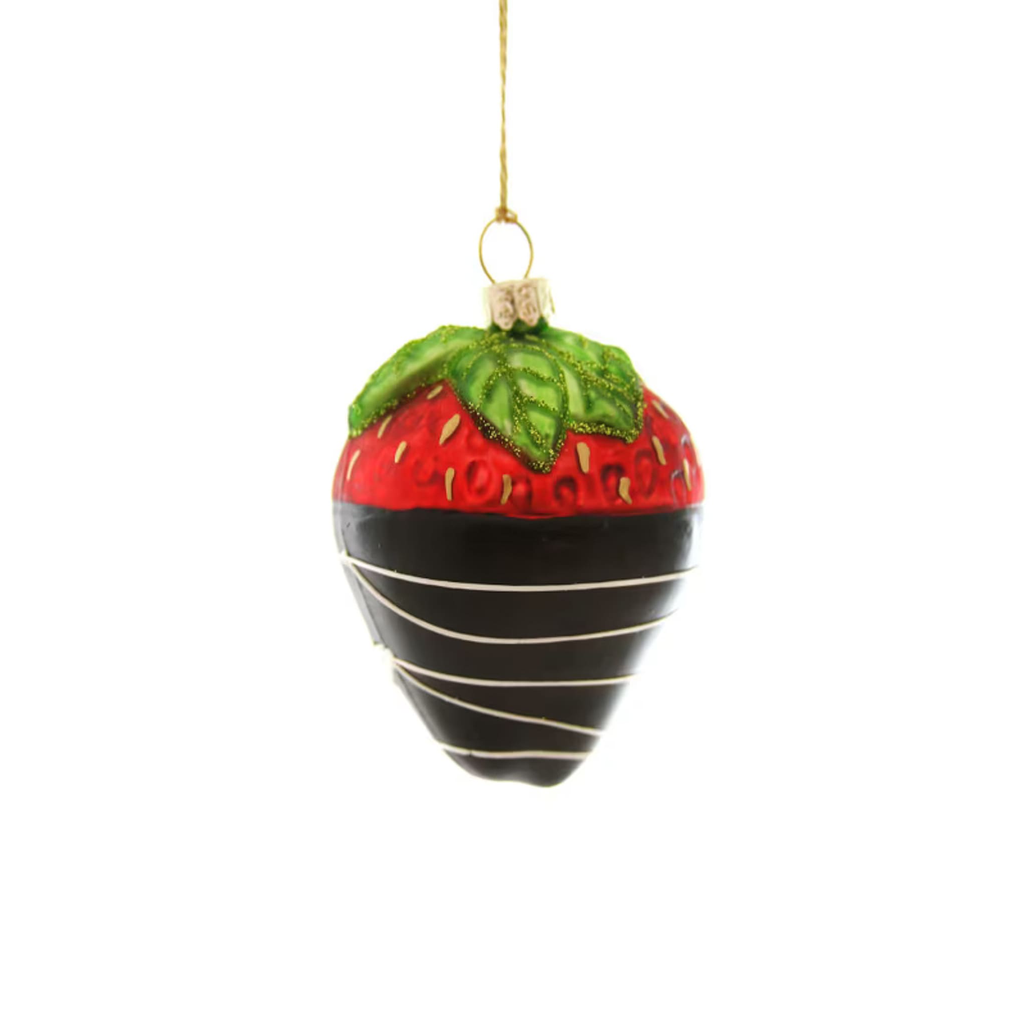 Chocolate Dipped Strawberry Bauble Tree Decoration