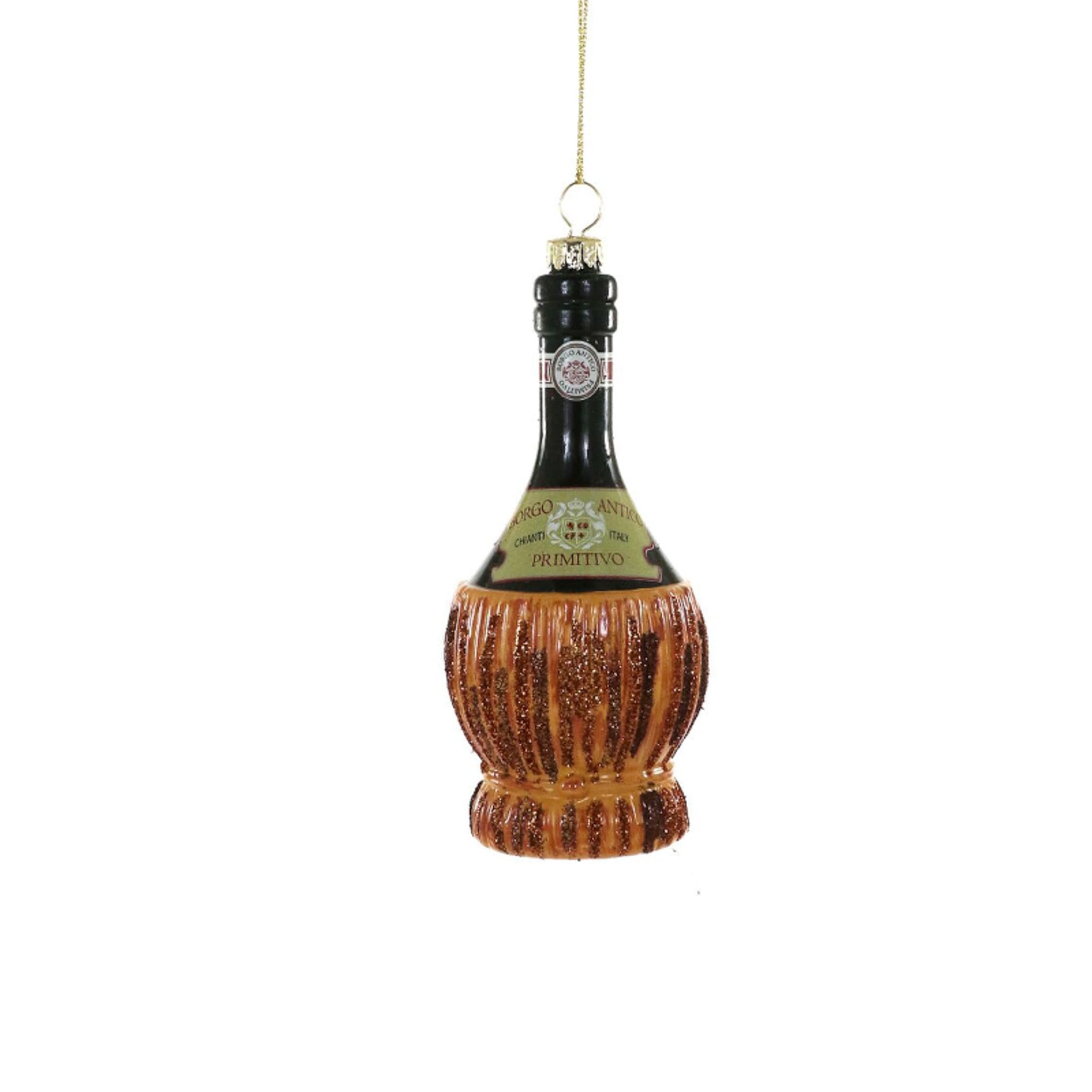 Bottle of Chianti Bauble Tree Decoration