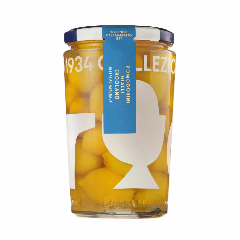 Casa Marrazzo Whole Ercolano Yellow Cherry Tomatoes in Water, 500g