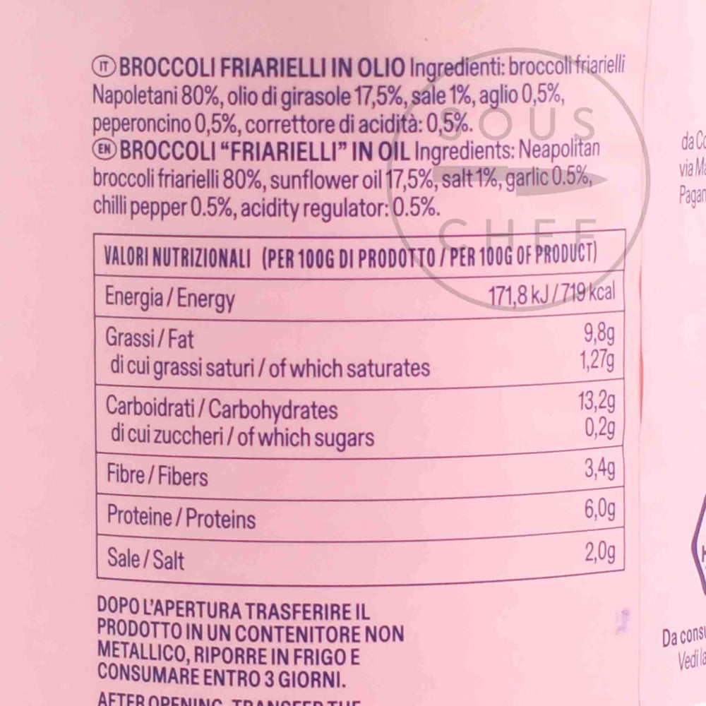 Casa Marrazzo Neopolitan Friarielli Broccoli in Oil, 800g