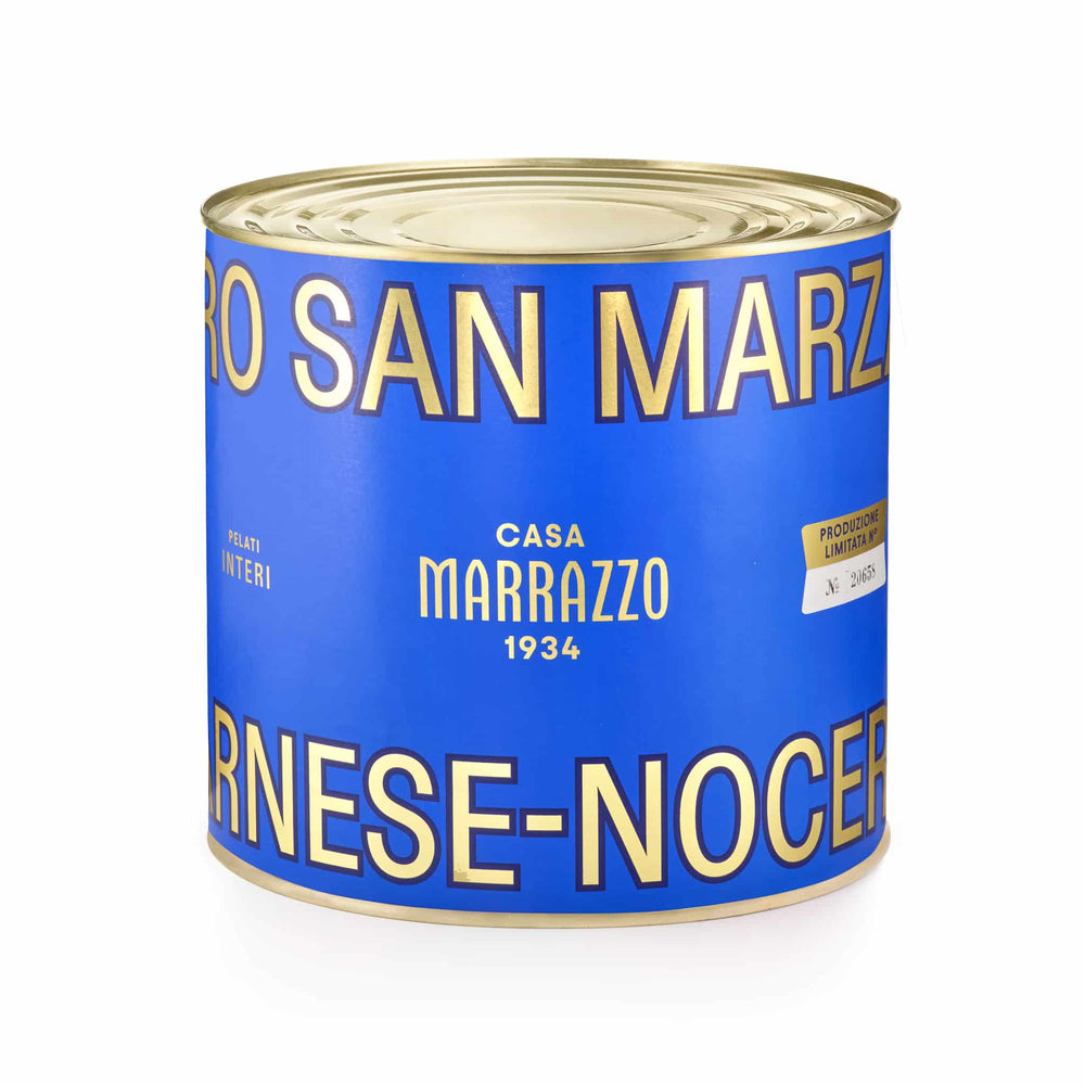 Casa Marrazzo Peeled San Marzano DOP Tomato with Basil, 860g