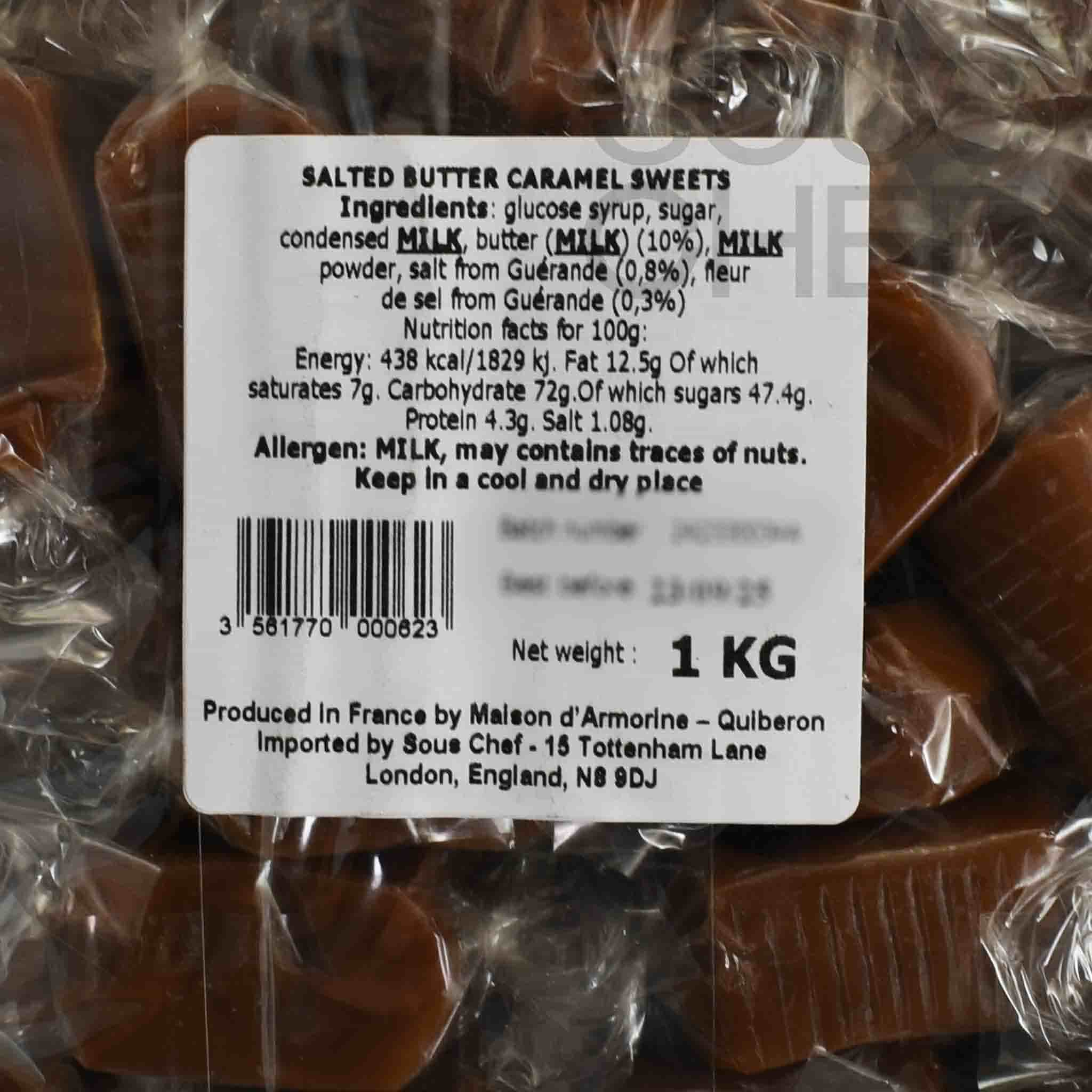 French Salted Butter Caramels