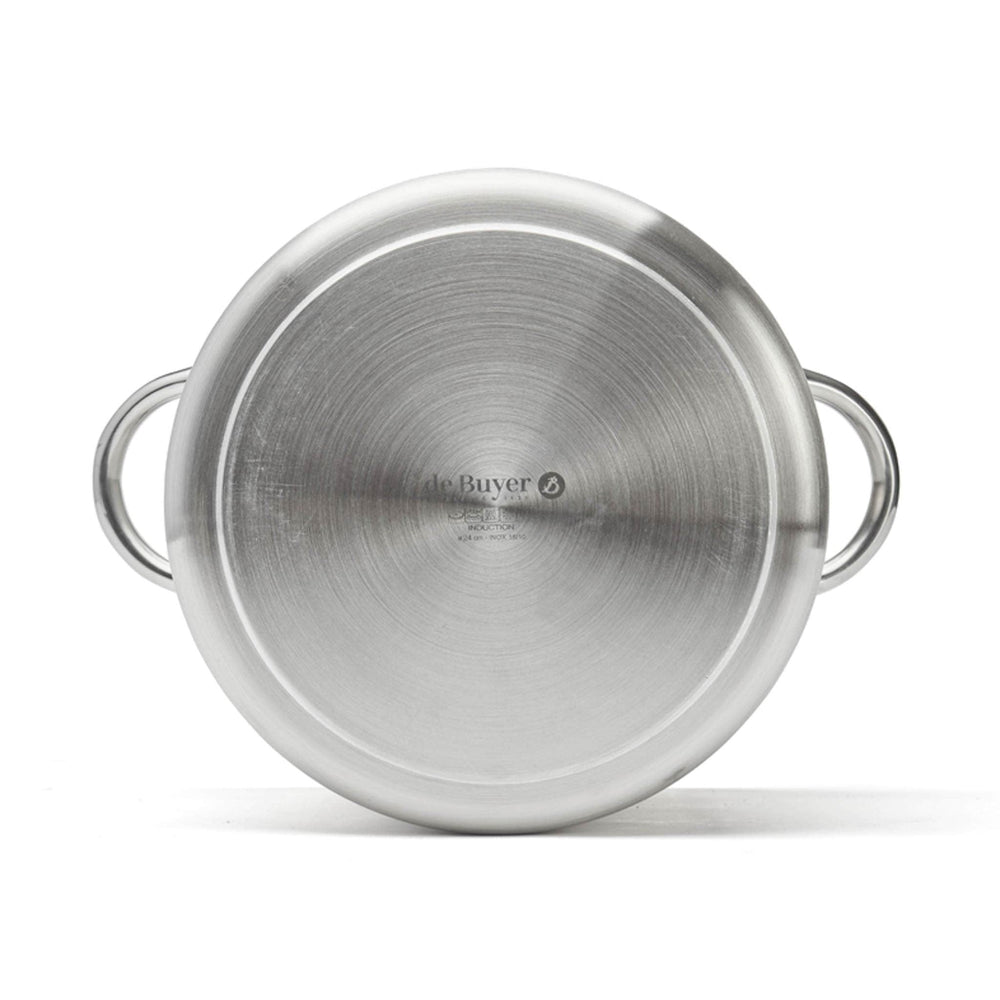 De Buyer Prim Appety Stainless Steel Stockpot, 24cm