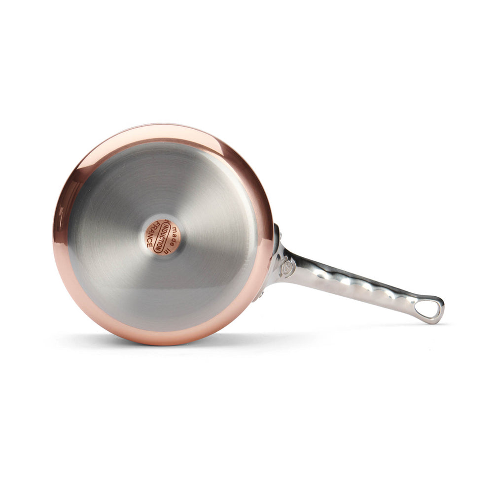 De Buyer Prima Matera Induction Copper Saucepan with Stainless Steel Handle