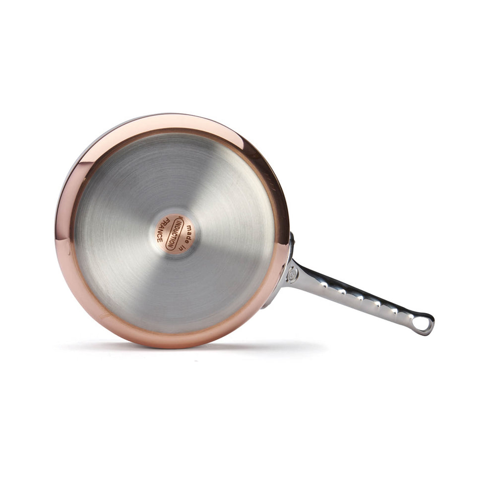 De Buyer Prima Matera Copper Saute Pan with Stainless Steel Handle, 24cm