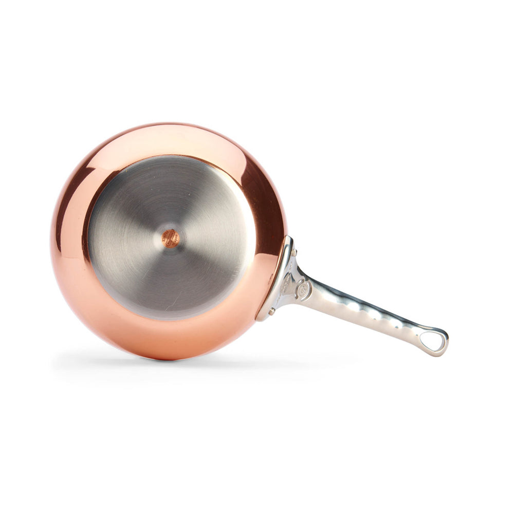 De Buyer Prima Matera Induction Copper Saucier with Stainless Steel Handle, 20cm