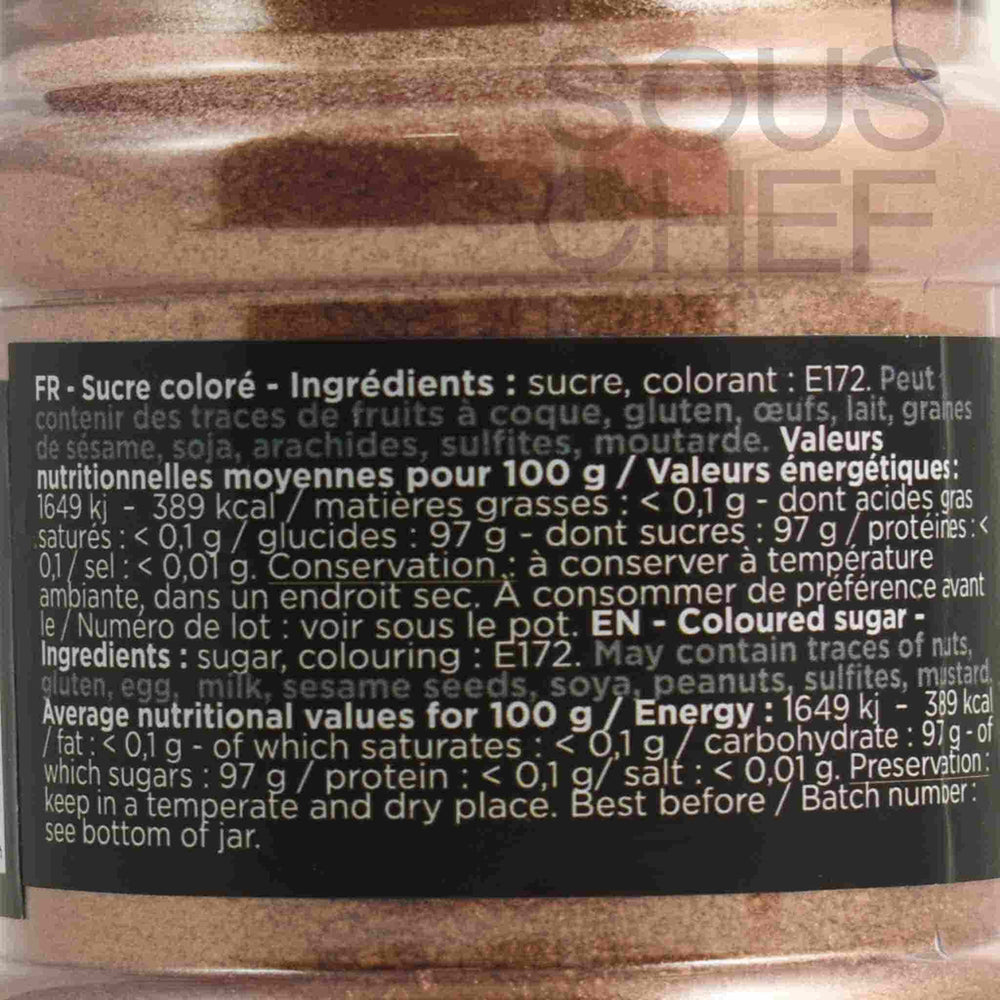 Deco Relief Rose Gold Sugar Glitter, 160g