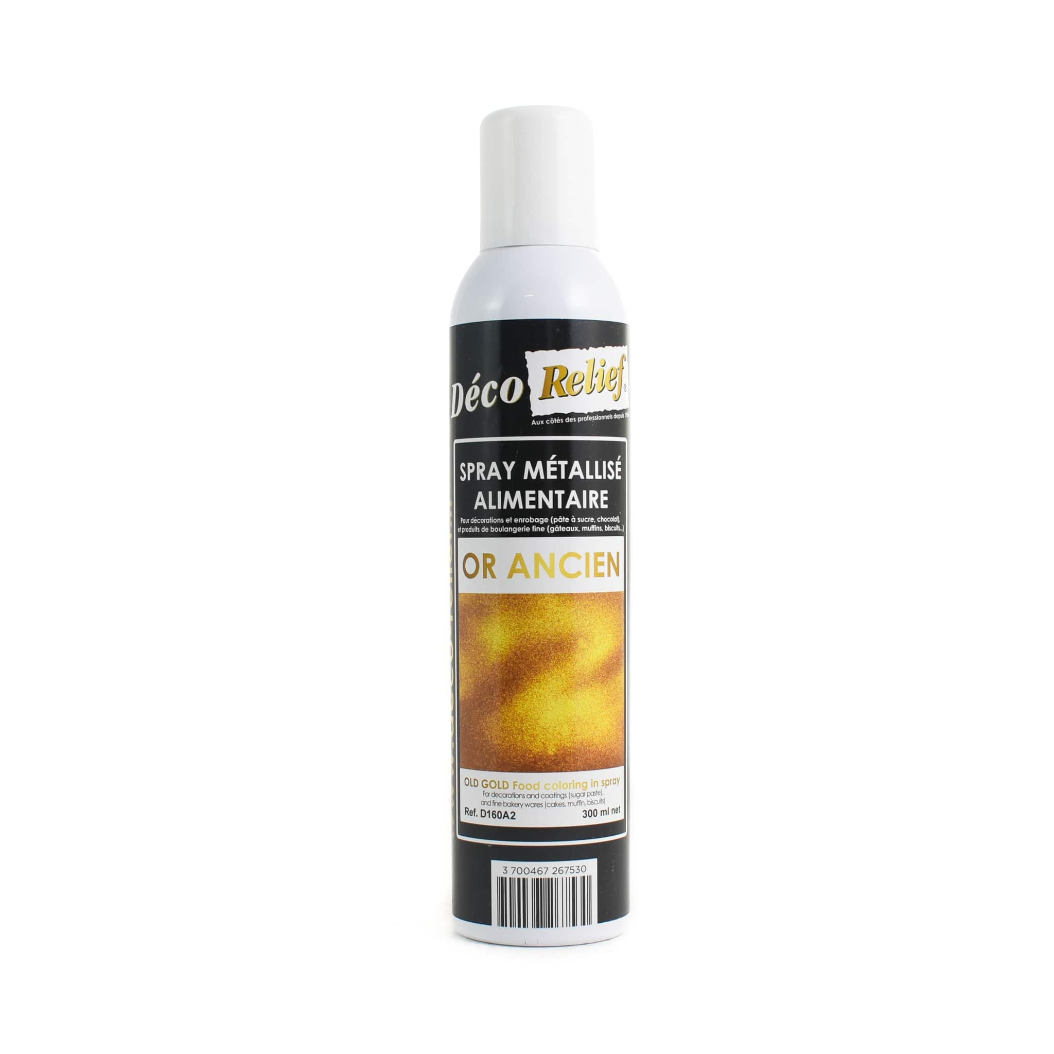 Deco Relief Metallic Antique Gold Spray, 300ml