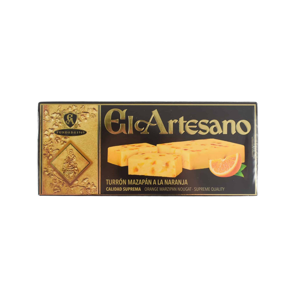 Orange & Marzipan Turron, 200g