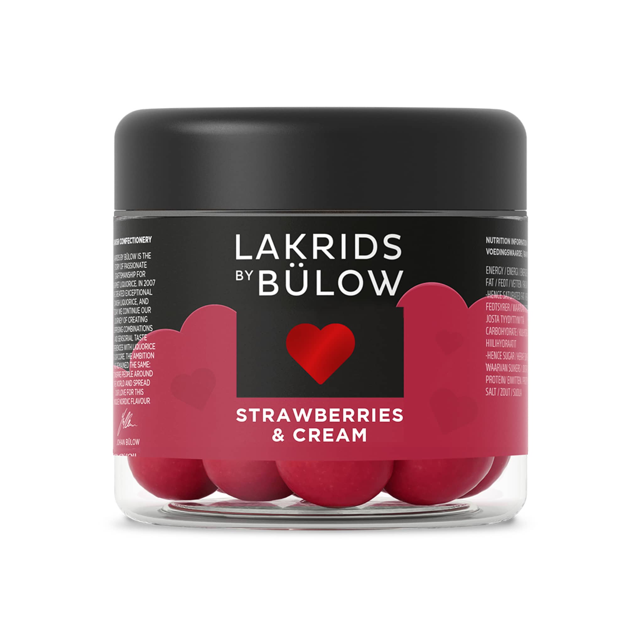 Lakrids LOVE Strawberries & Cream Chocolate Coated Liquorice