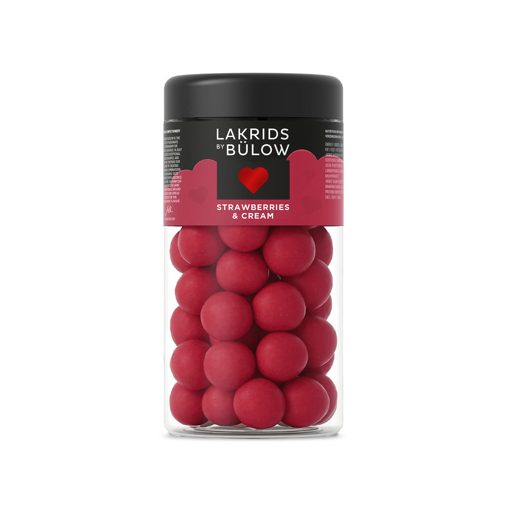 Lakrids LOVE Strawberries & Cream Chocolate Coated Liquorice