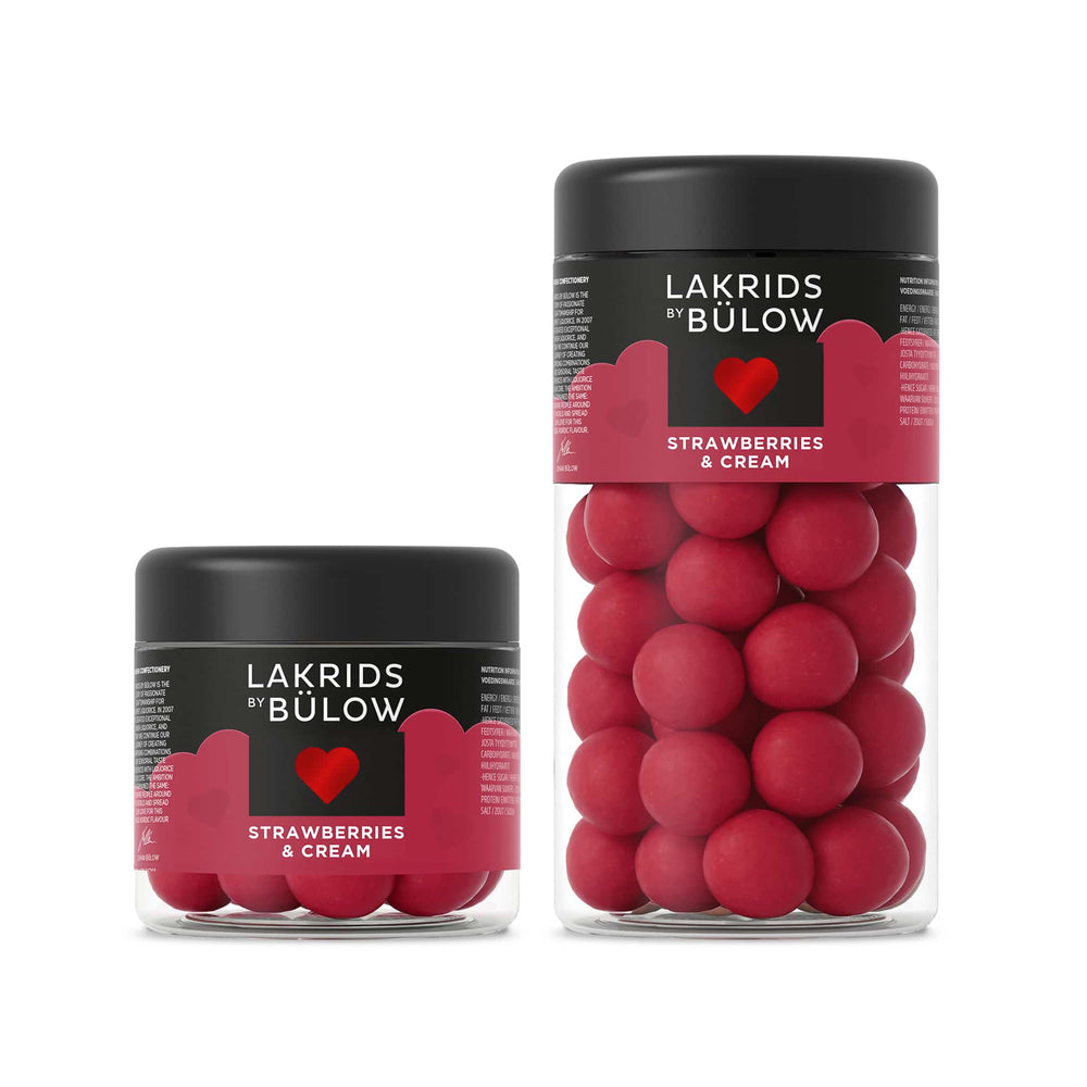 Lakrids LOVE Strawberries & Cream Chocolate Coated Liquorice