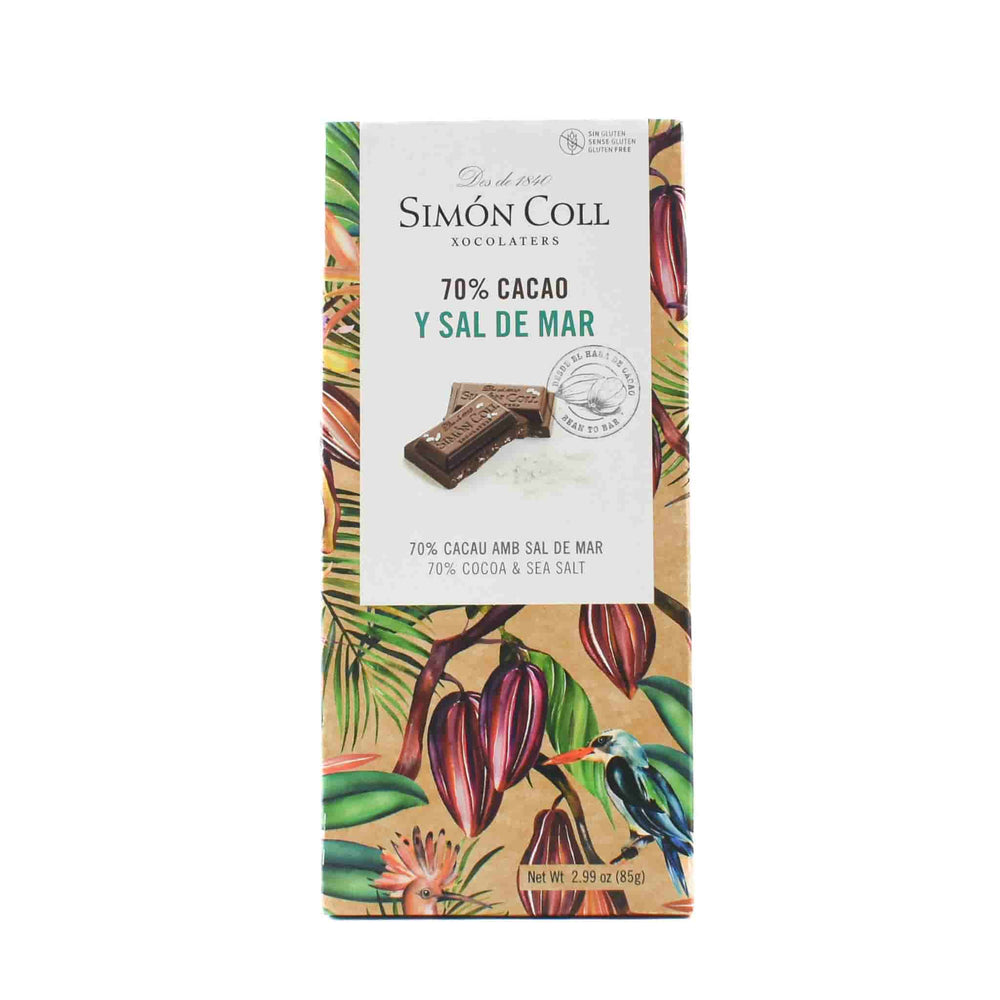 Sea Salted Dark Chocolate Bar, 85g