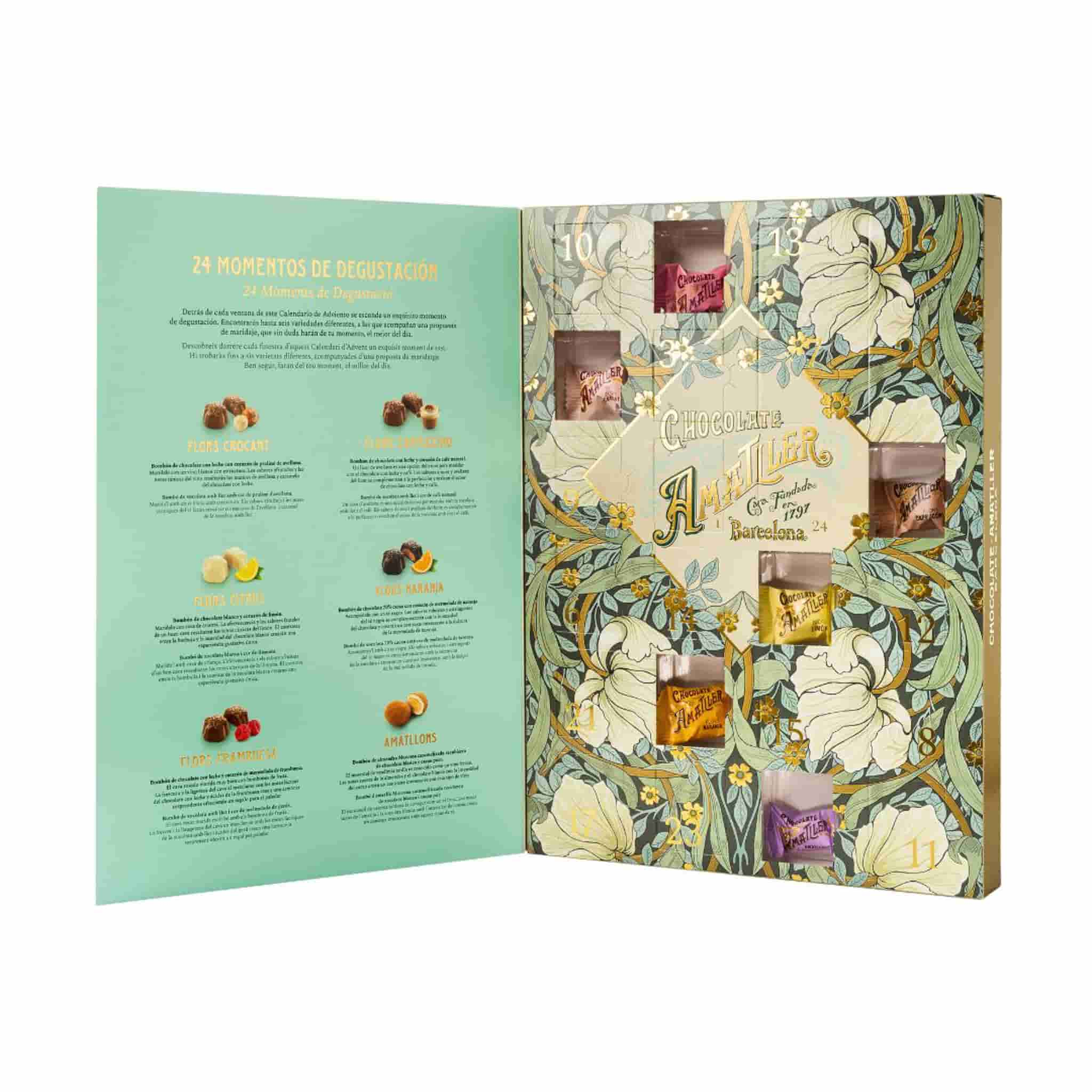 Amatller Chocolate Advent Calendar, 136g