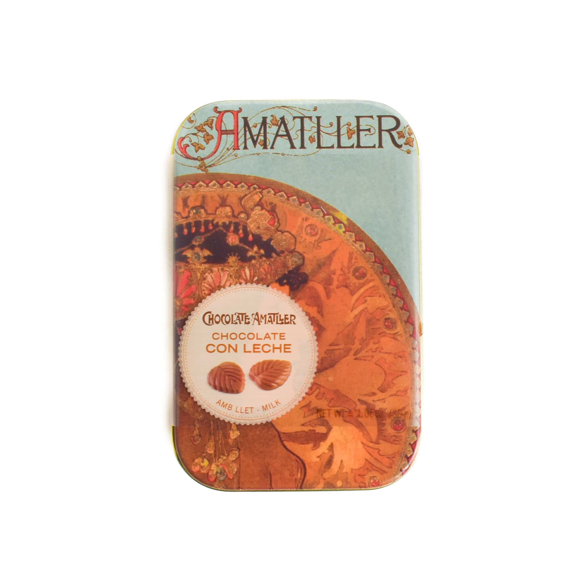 Amatller Milk Chocolate Leaves, 30g