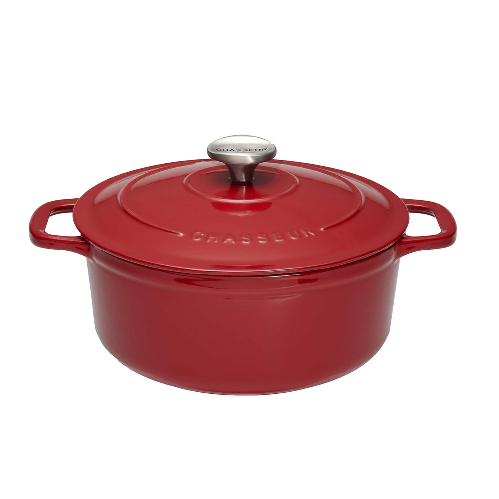 Chasseur Red Cast Iron Dutch Oven, 28cm