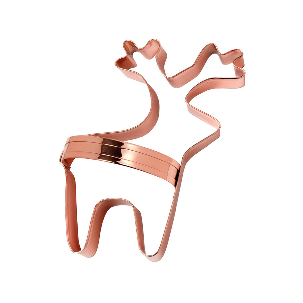 Copper Reindeer Cookie Cutter