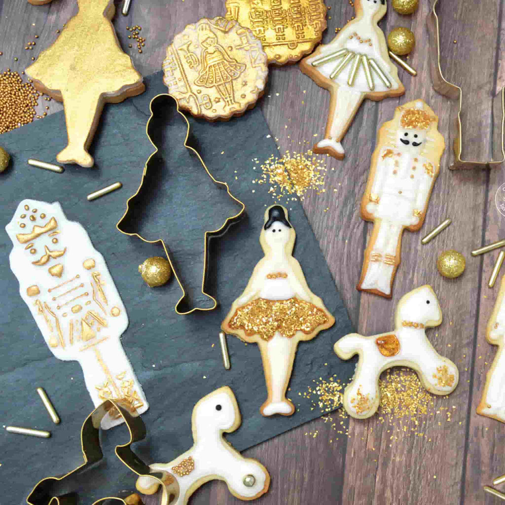 Nutcracker Cookie Cutter and Stamp Set