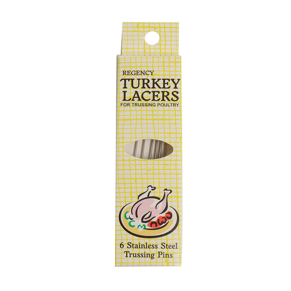 Set of 6 Turkey Lacers, 11cm