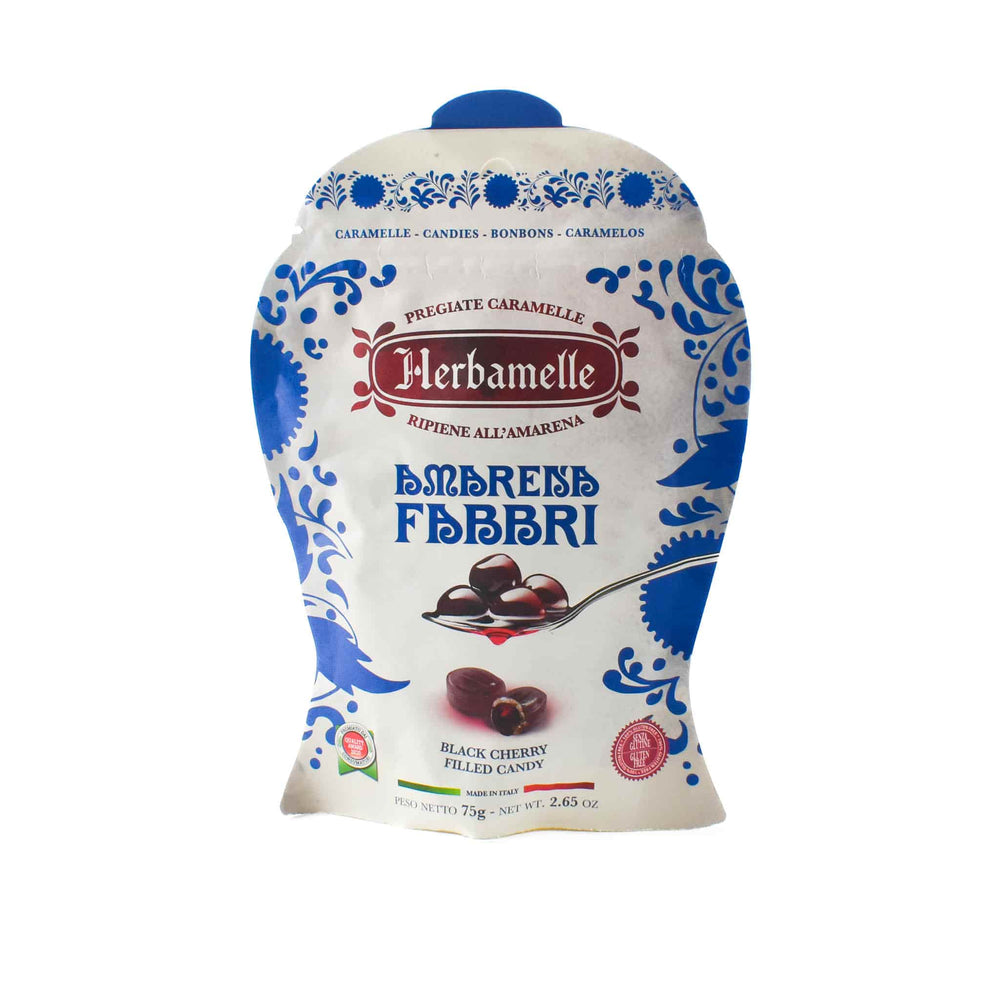 Fabbri Herbamelle Amarena Cherry Sweets, 75g