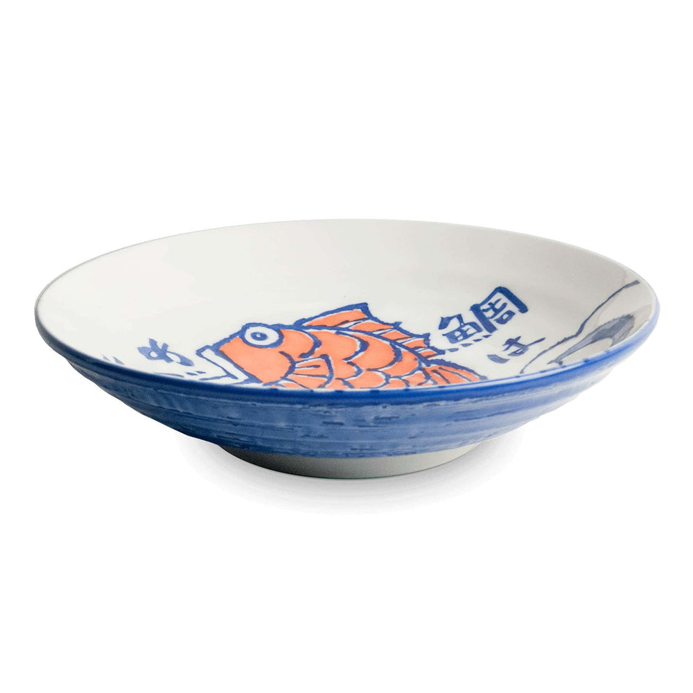 Japanese Fish Shallow Bowl