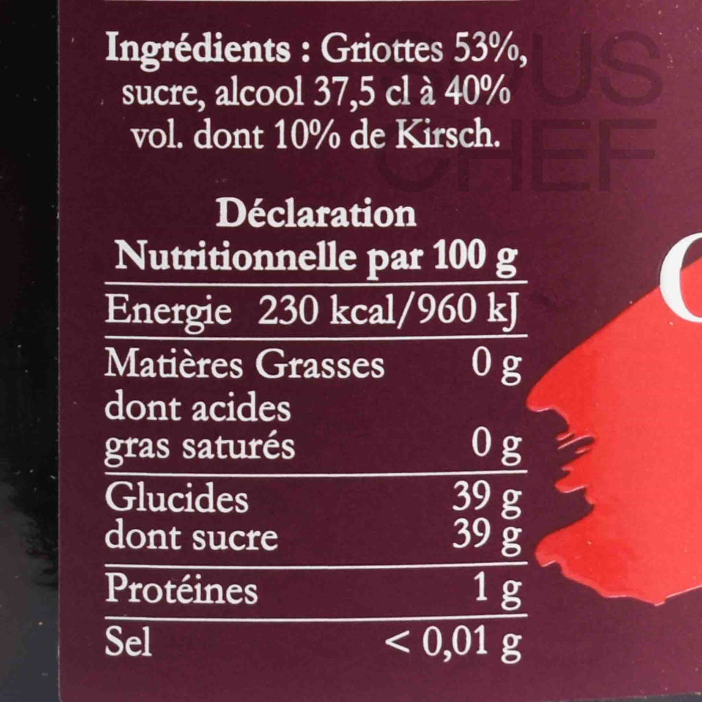 Griottines (15%), 1 litre