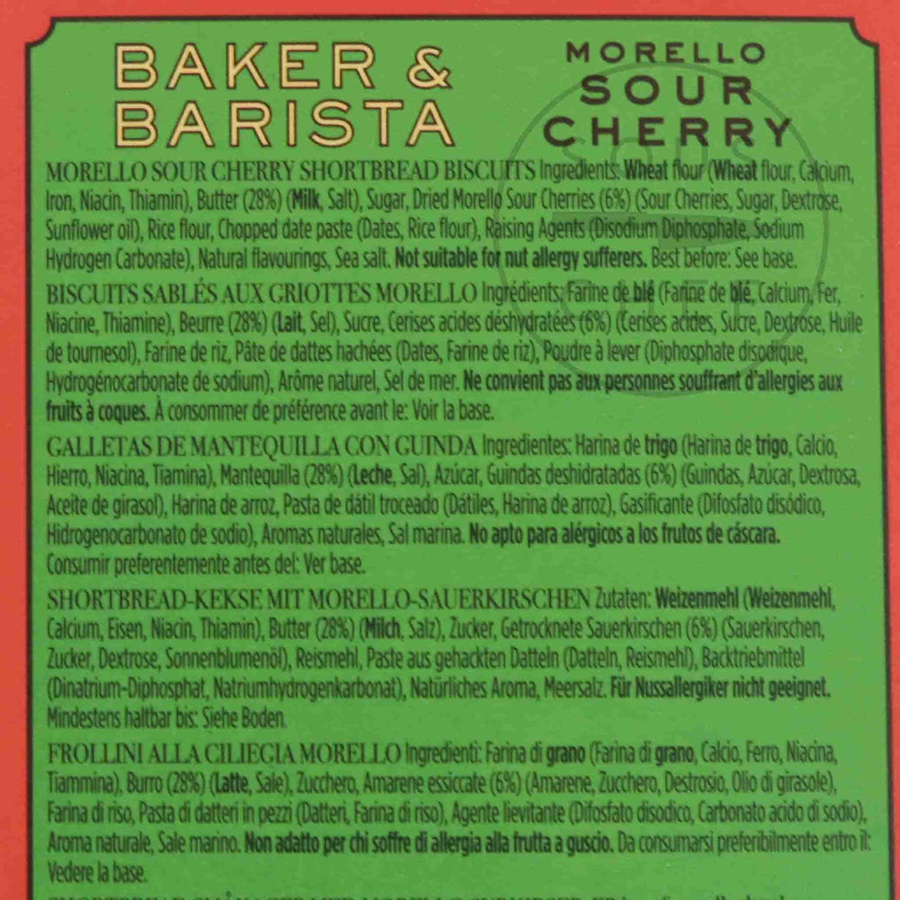 Morello Sour Cherry Biscuits, 120g