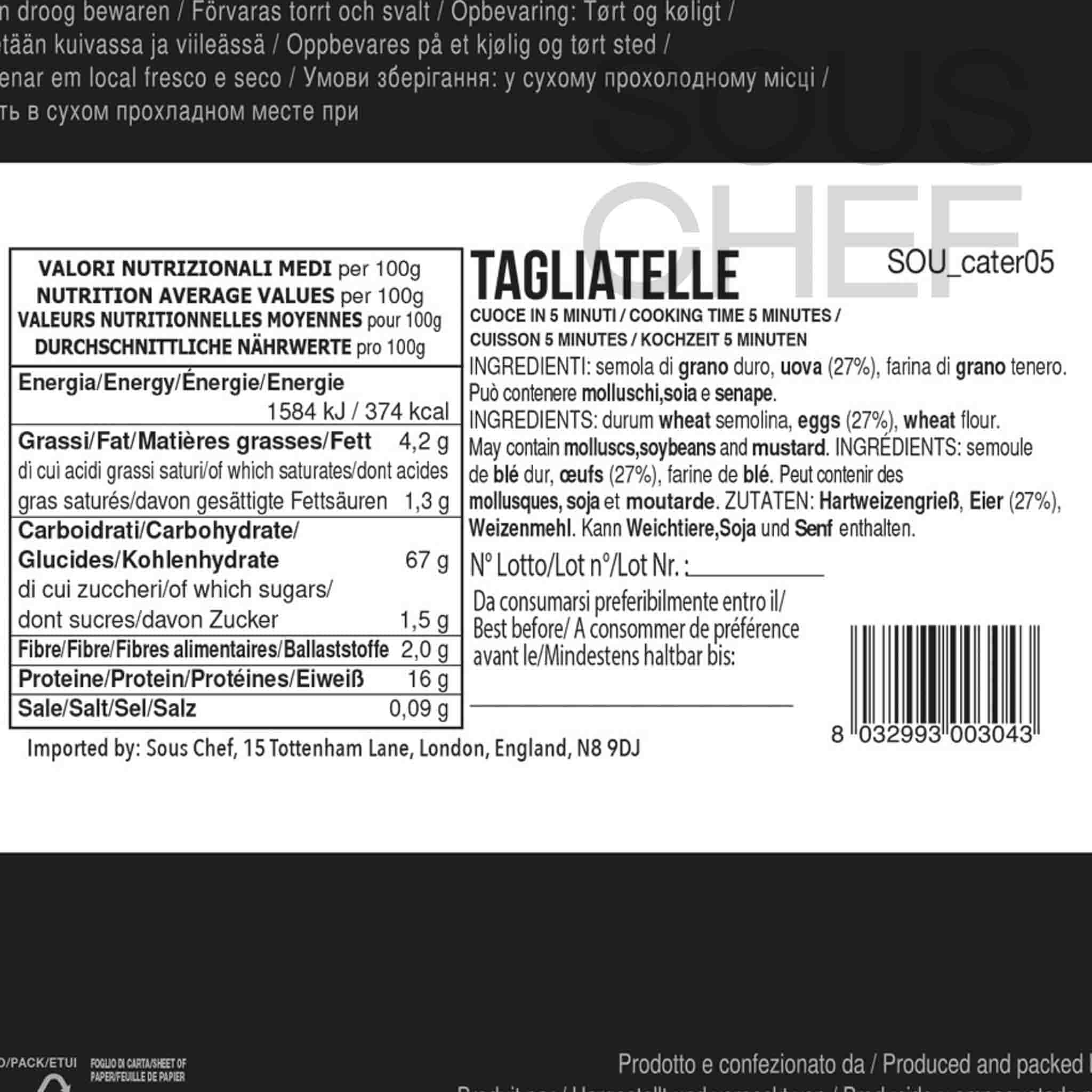 Filotea Tagliatelle Pasta, 500g