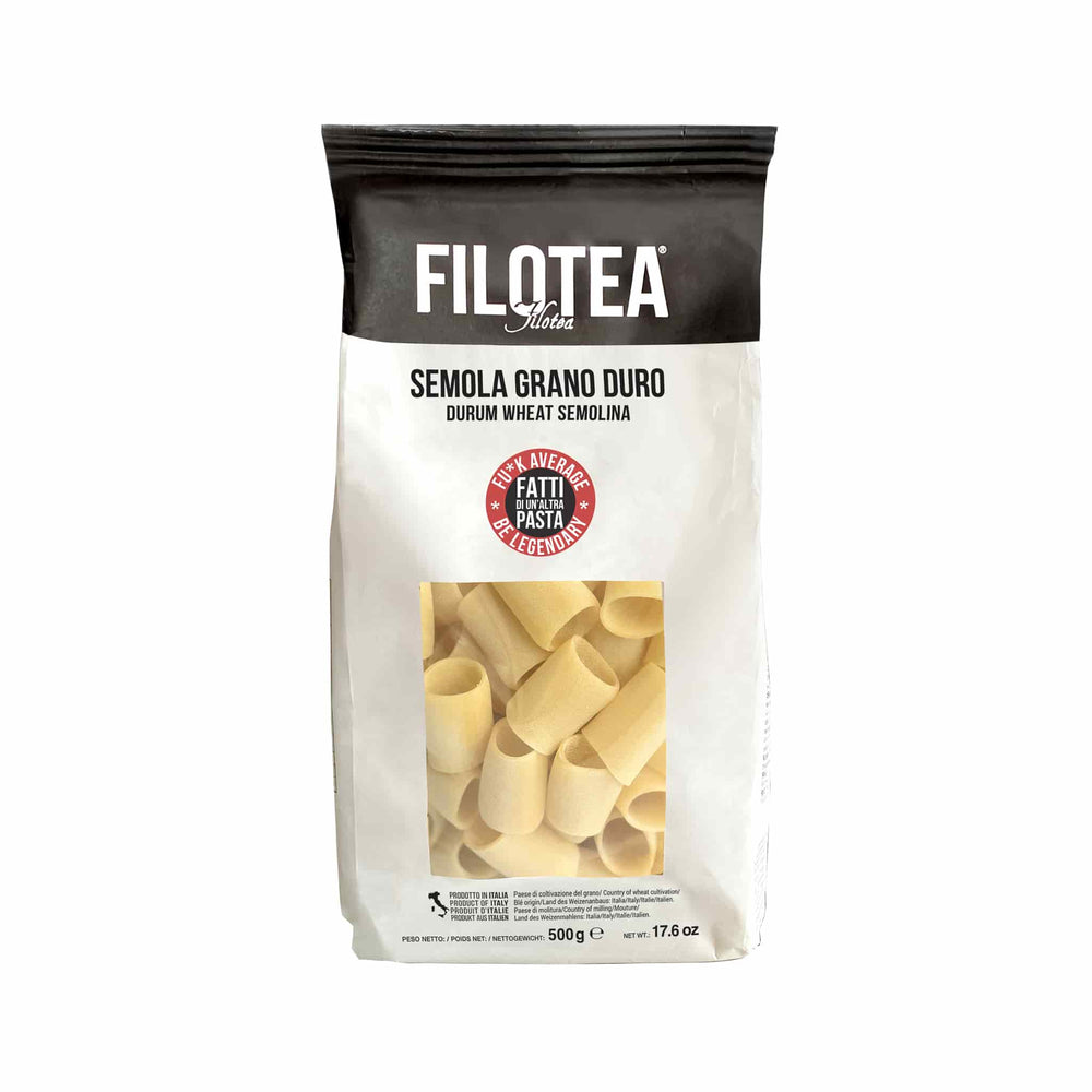 Filotea Paccheri Durum Wheat Semolina Pasta, 500g