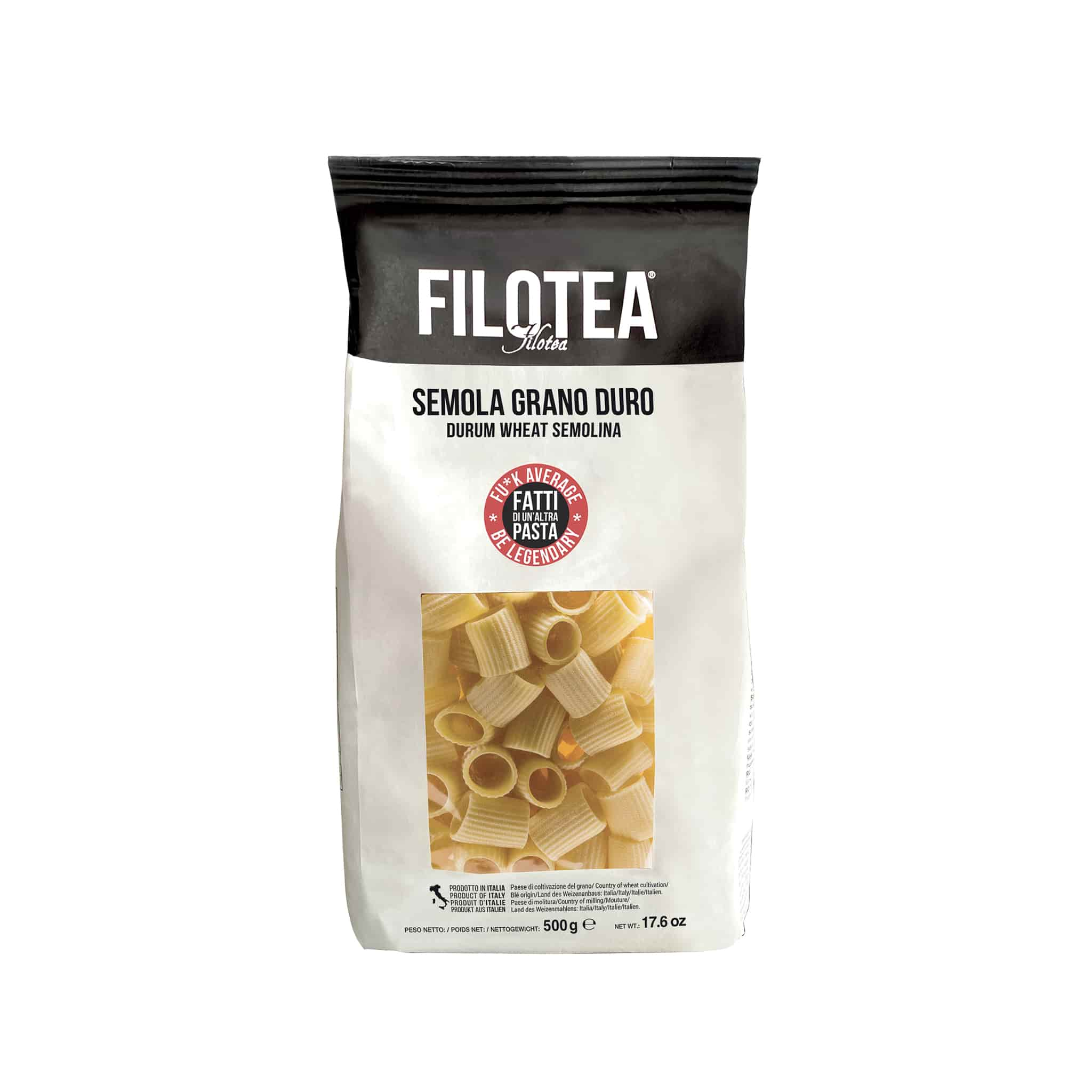 Filotea Mezze Durum Wheat Semolina Maniche Pasta, 500g