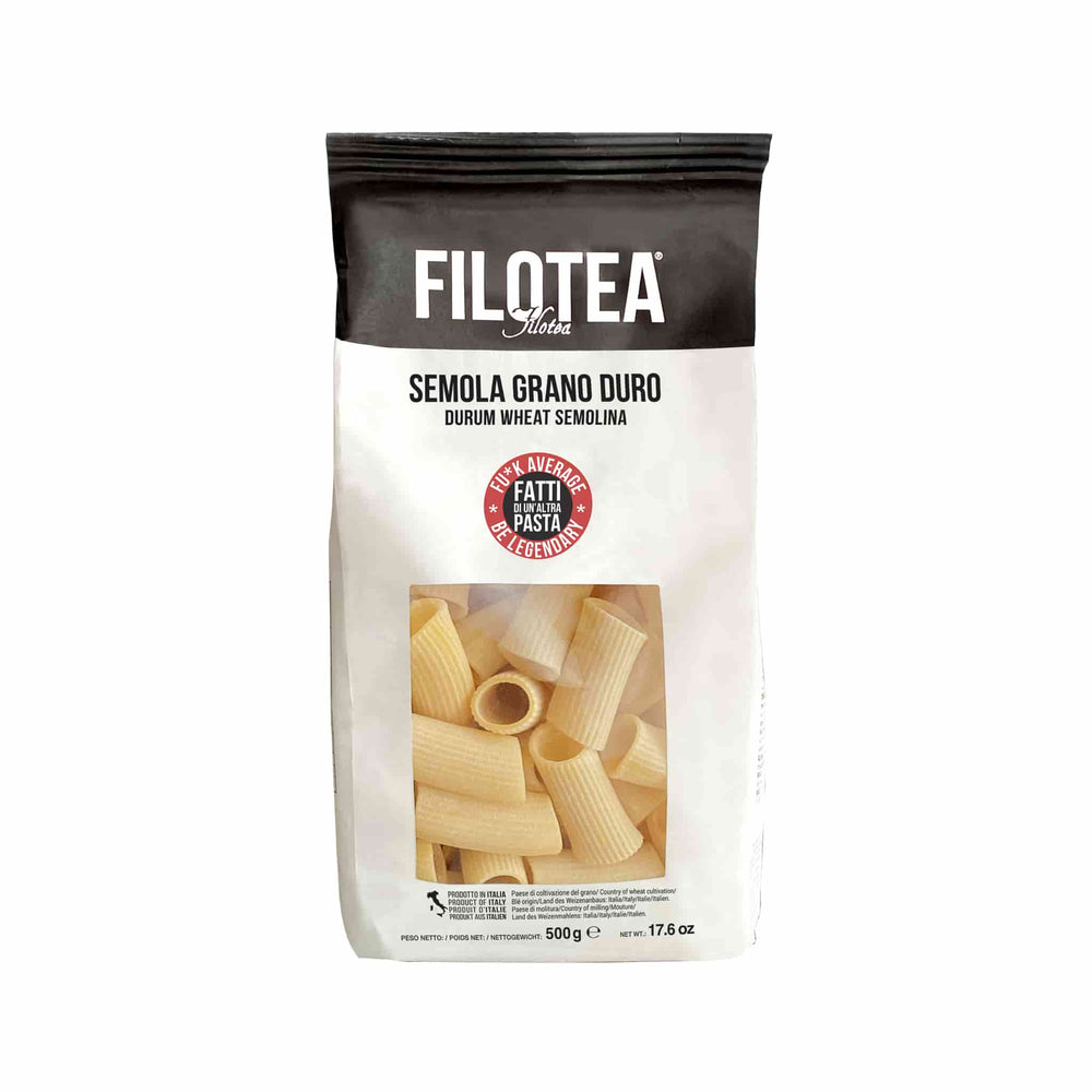 Filotea Rigatoni Durum Wheat Semolina Pasta, 500g