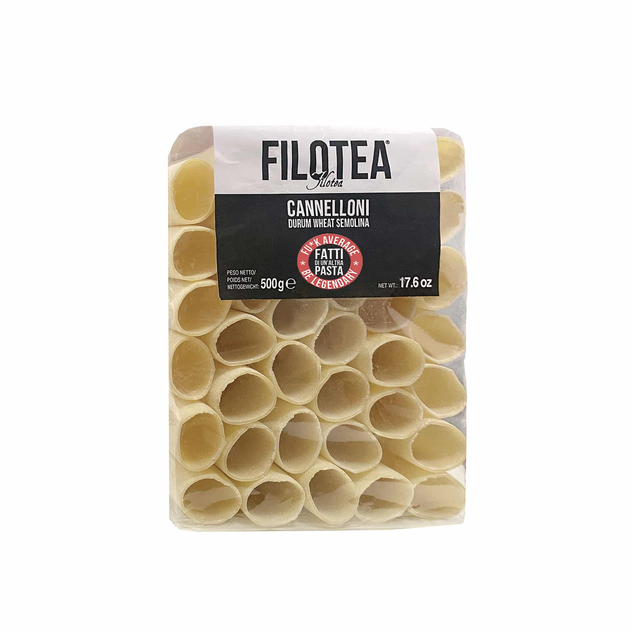 Filotea Cannelloni Durum Wheat Semolina Pasta, 500g